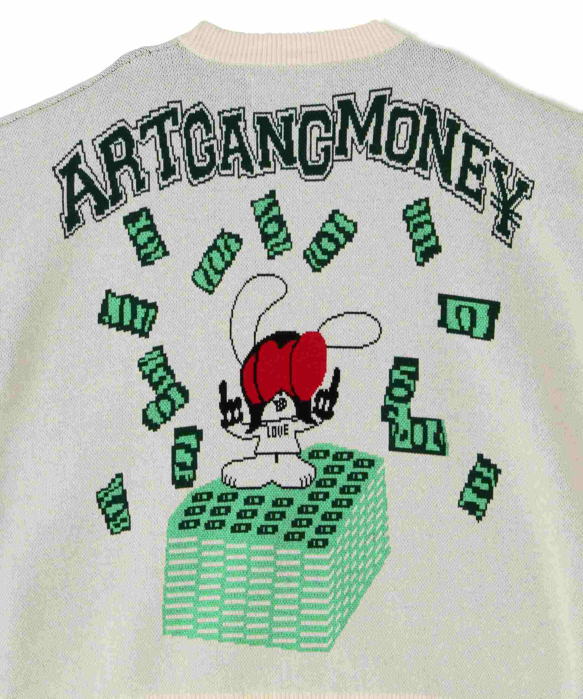SKOLOCT×WHITELAND/スコロクト×ホワイトランド/DOLLA> PULL KNIT アイボリー2