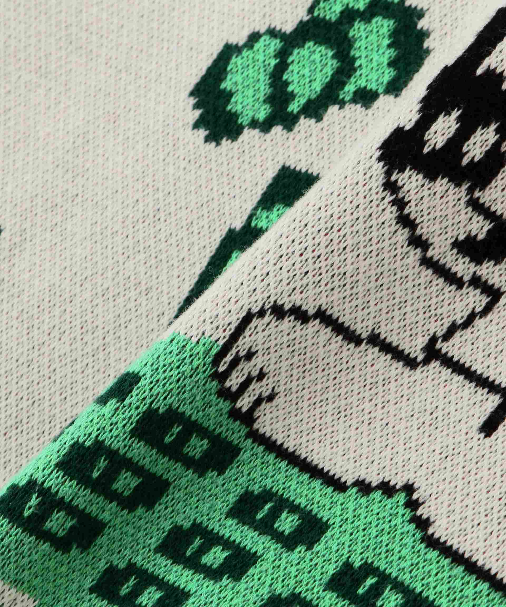 SKOLOCT×WHITELAND/スコロクト×ホワイトランド/DOLLA> PULL KNIT アイボリー2