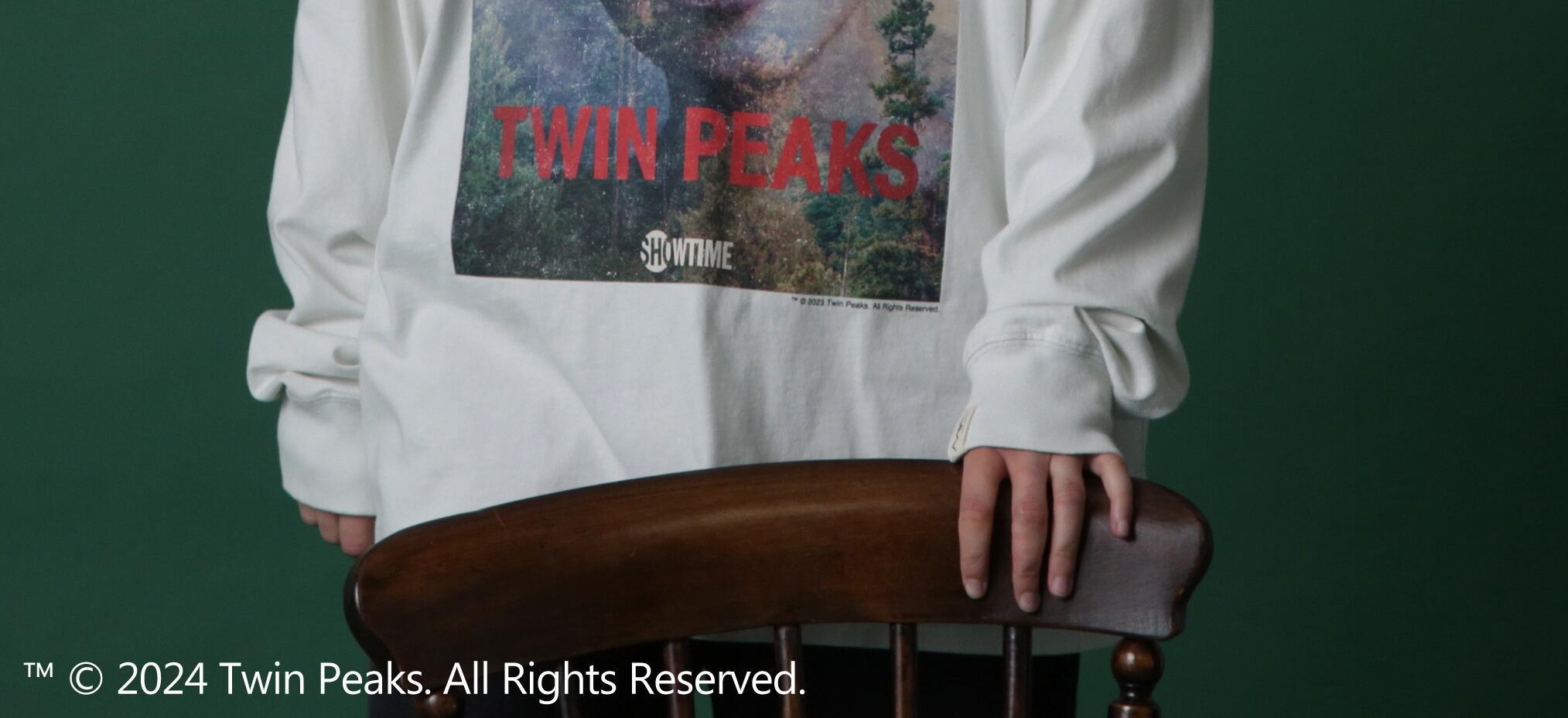 MANASTASH/マナスタッシュ/TWIN PEAKS L/S TEE 02 ホワイト