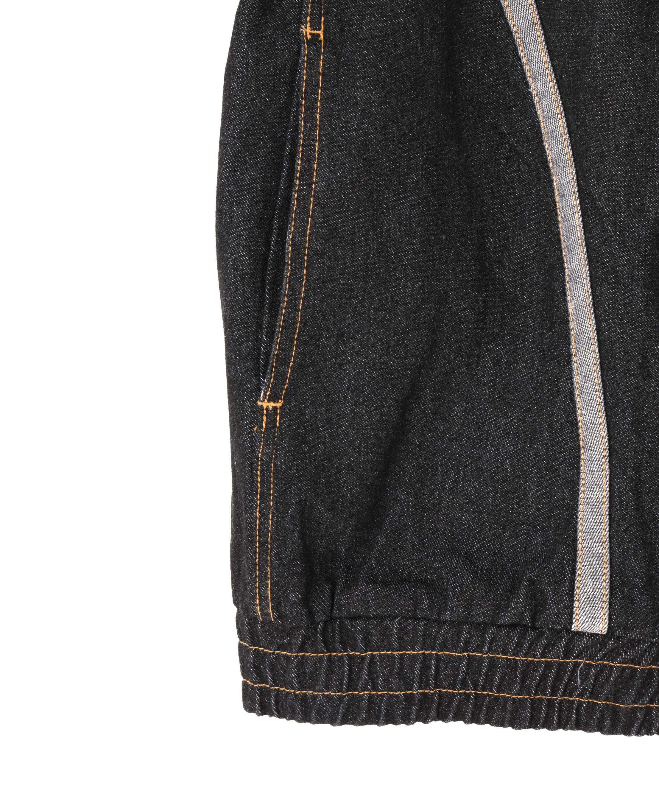 DankeSchon/ダンケシェーン/HOOD DENIM JACKET ブラック