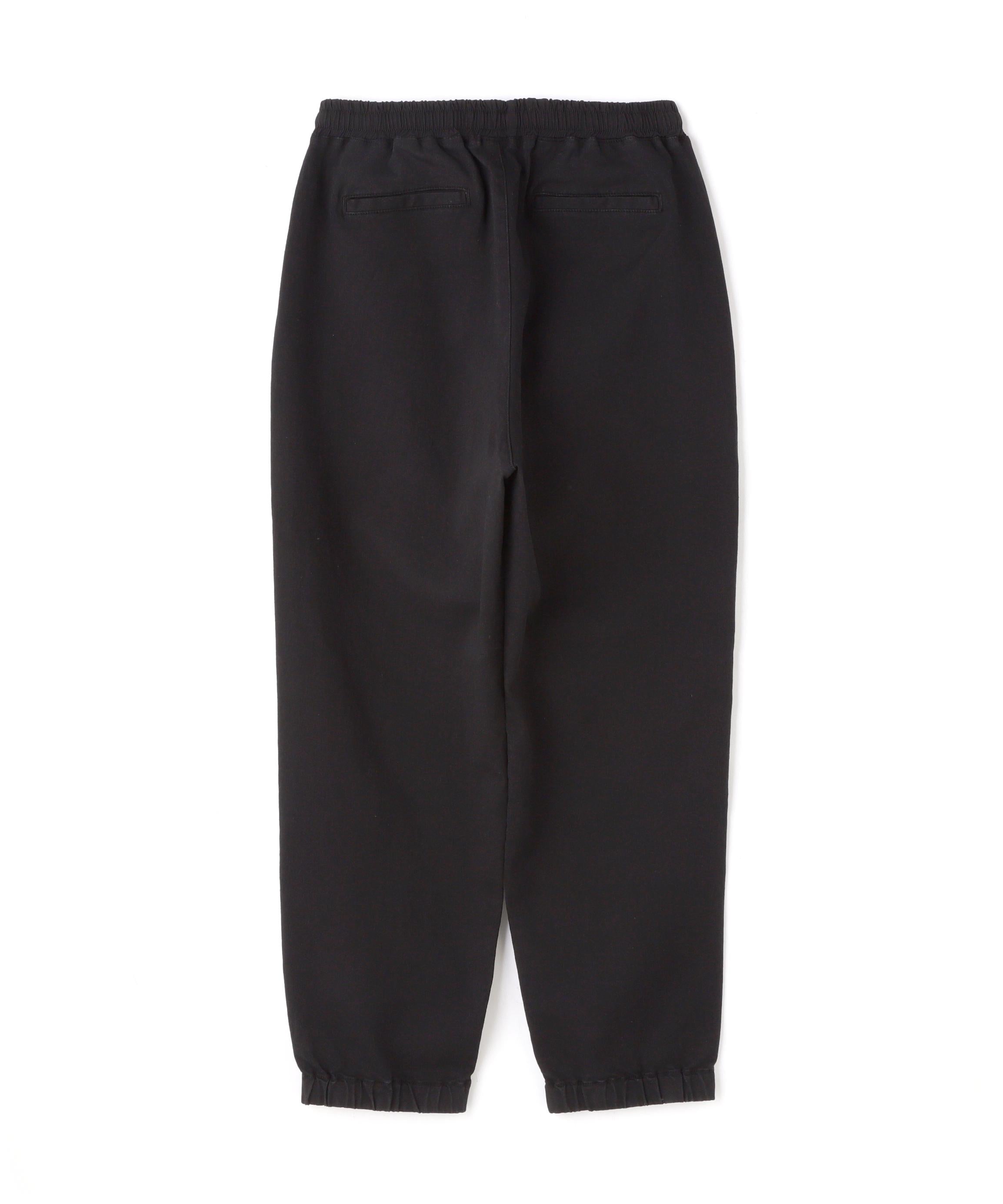 DankeSchon/ダンケシェーン/TC RLK F>ONTZIP PANTS/TCブラックフロントジップパンツ ブラック