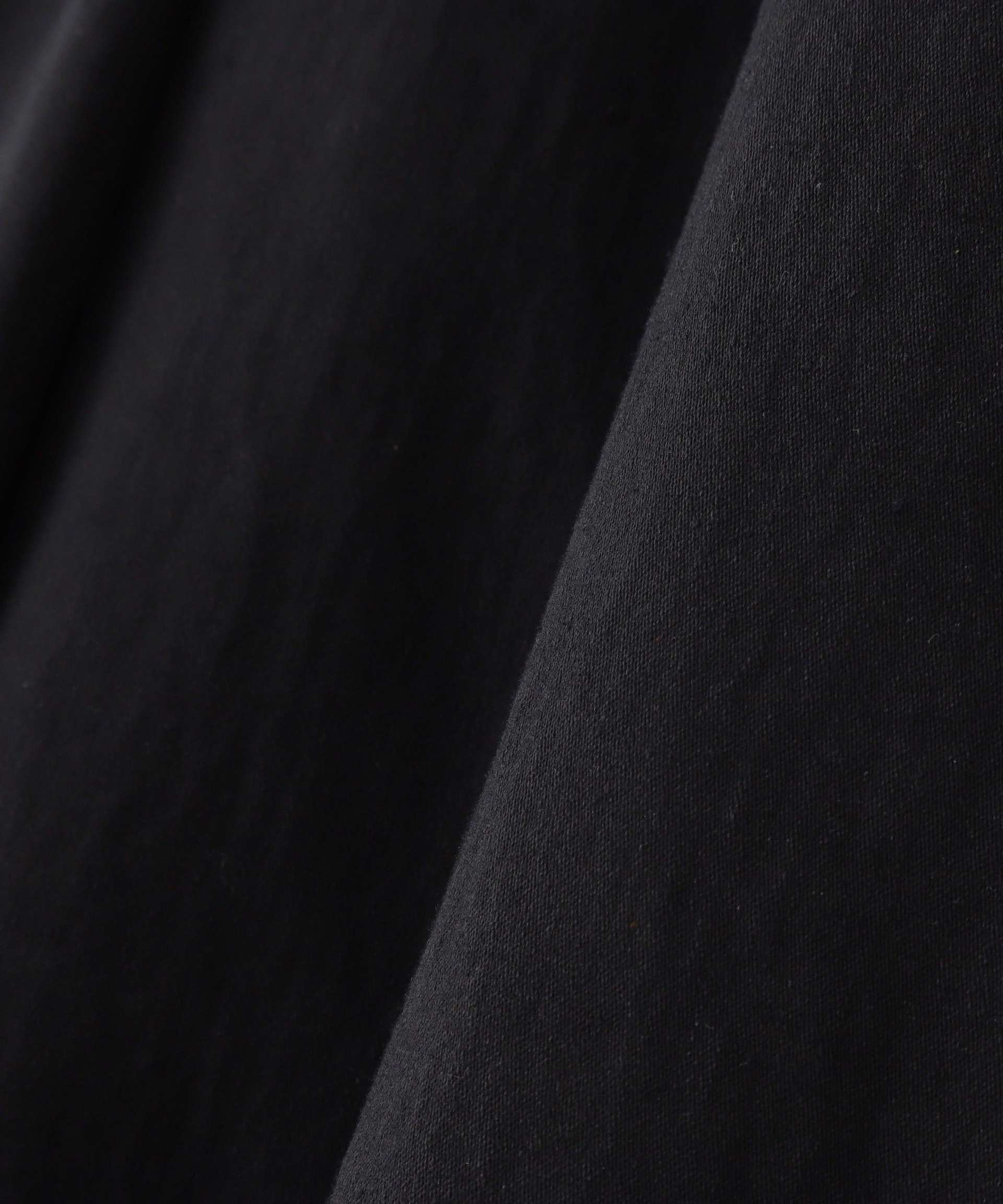 DankeSchon/ダンケシェーン/TC RLK F>ONTZIP PANTS/TCブラックフロントジップパンツ ブラック
