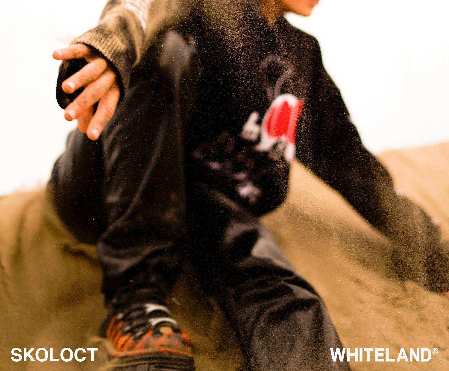 SKOLOCT×WHITELAND/スコロクト×ホワイトランド/FxxK PULL KNIT ブラック