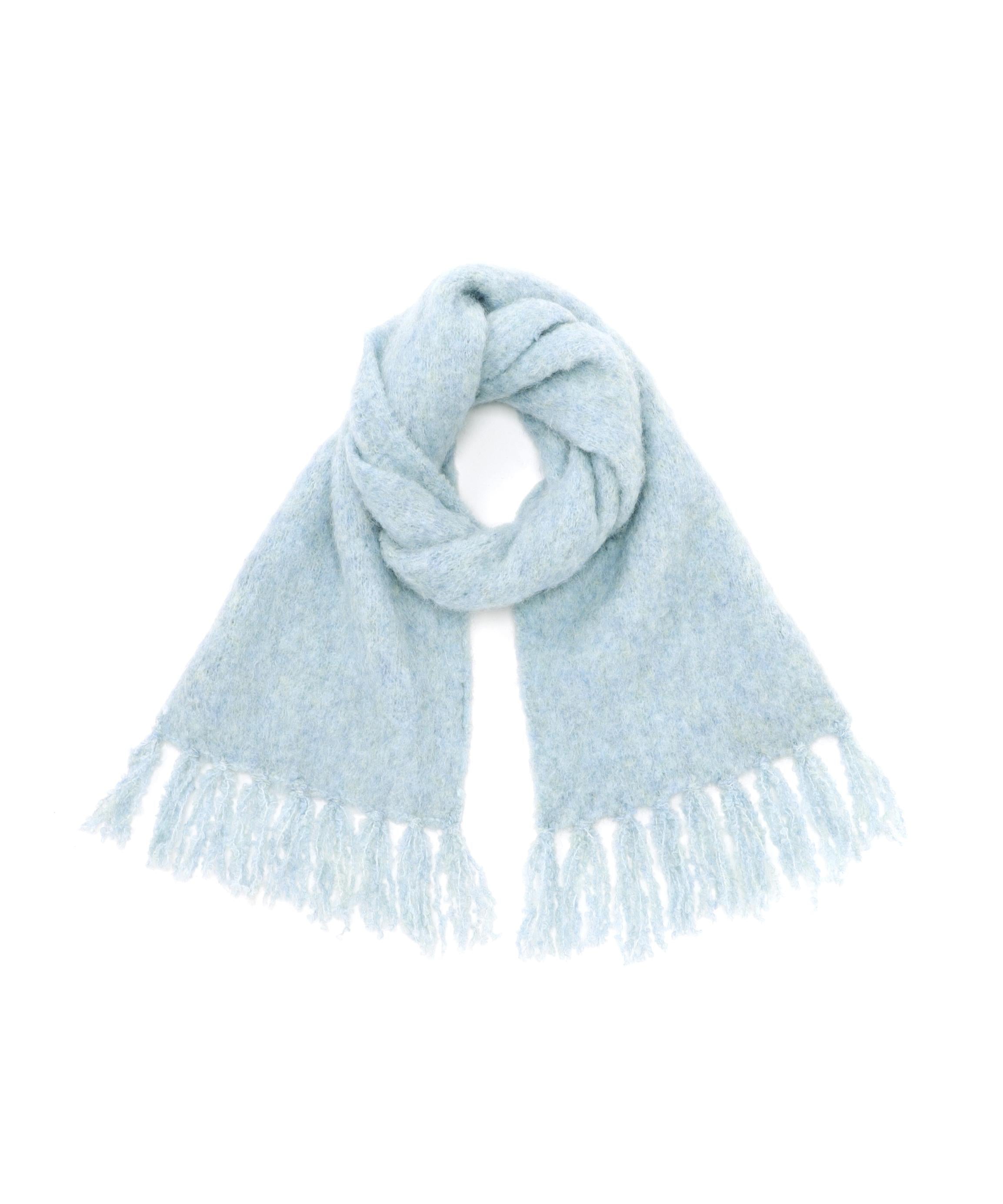 メランジミストマフラー ミストブルー