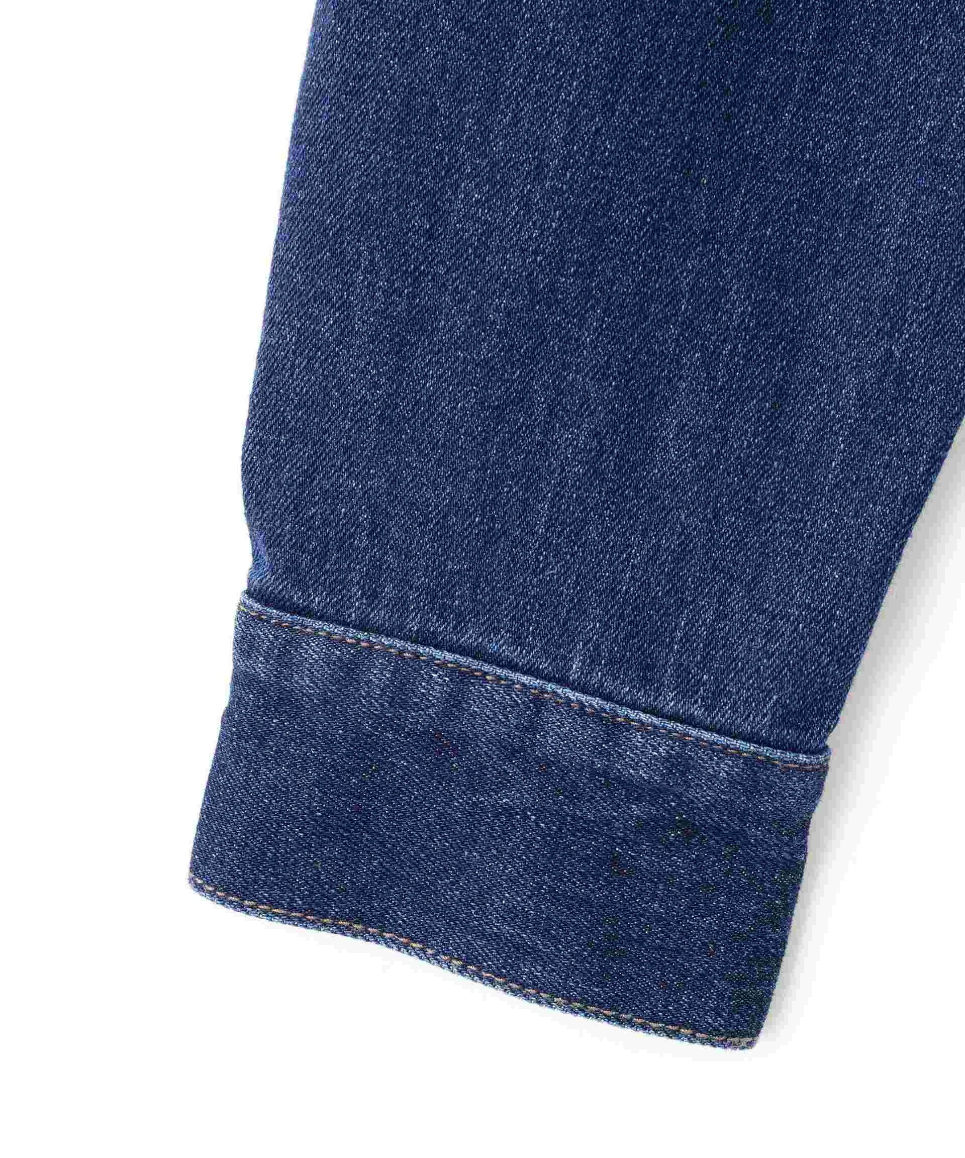 ペプラムデニムジャケット インディゴ