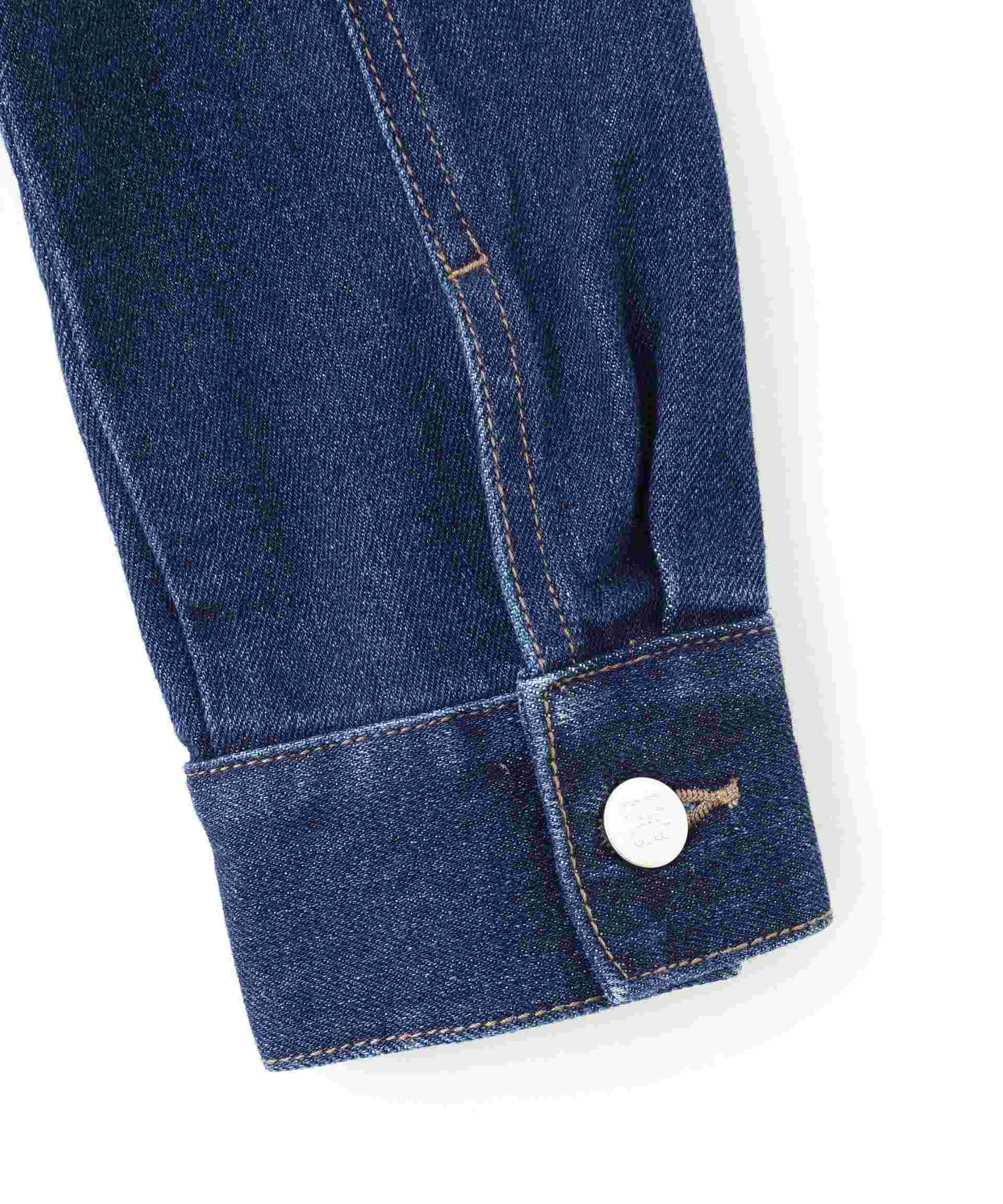 ペプラムデニムジャケット インディゴ