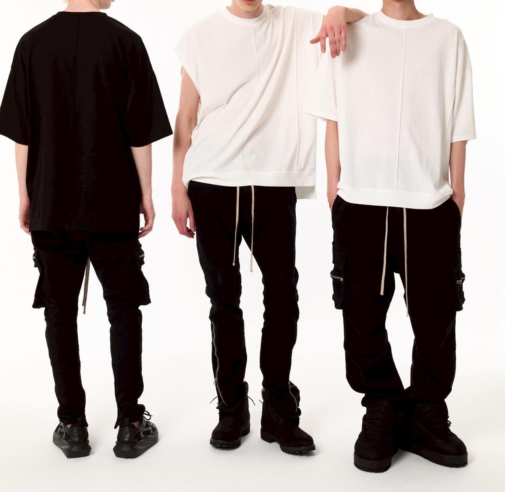 DankeSchon/ダンケシェーン/P>EMIUM TC RLACK FLAP PANTS/フラップパンツ ブラック