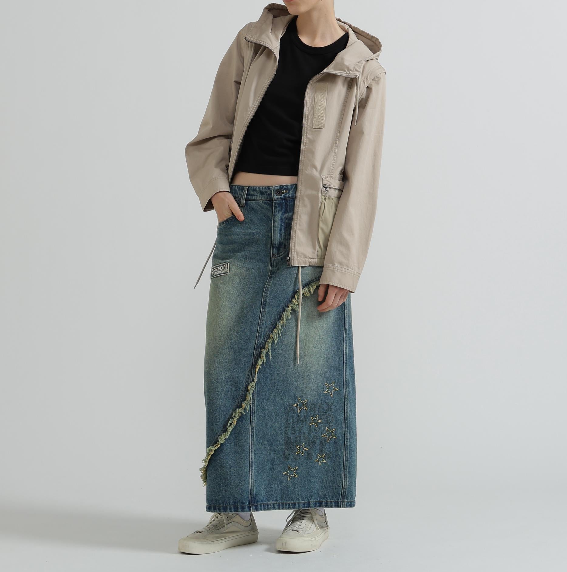 《WOMAN》MILITARY ZIP POCKET DETACHABLE JACKET ベージュ