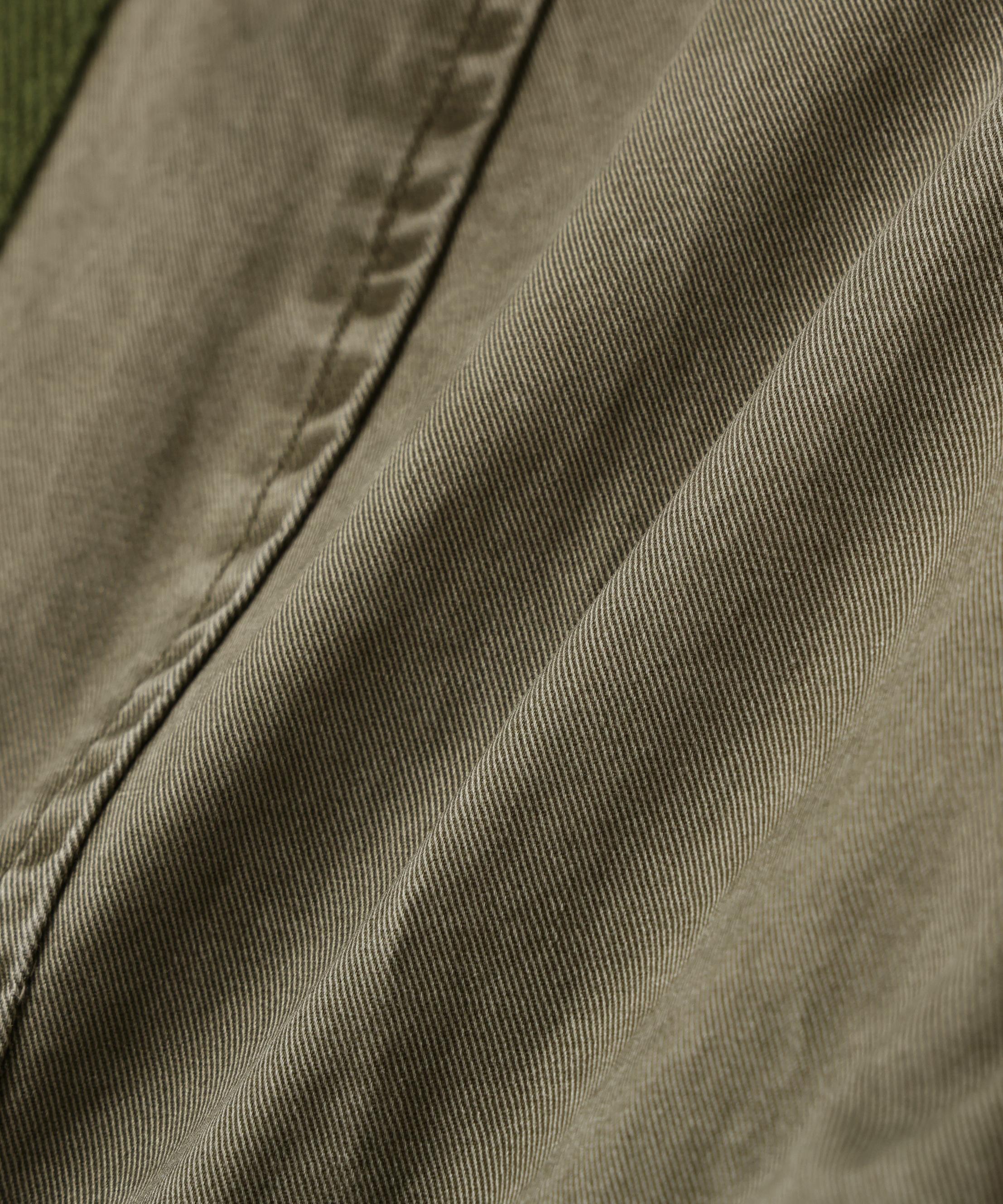 《WOMAN》MILITARY ZIP POCKET DETACHABLE JACKET オリーブ