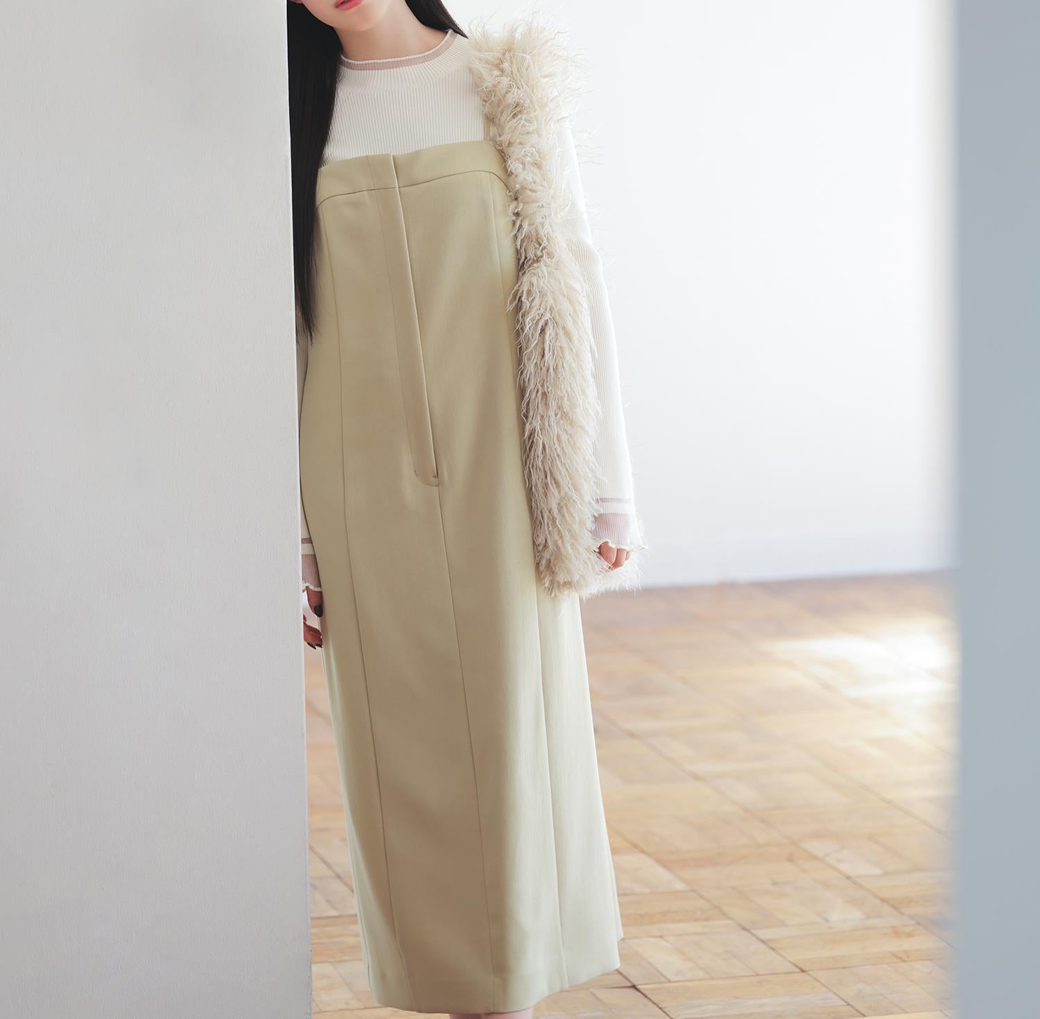 キャミワンピース クレイイエロー