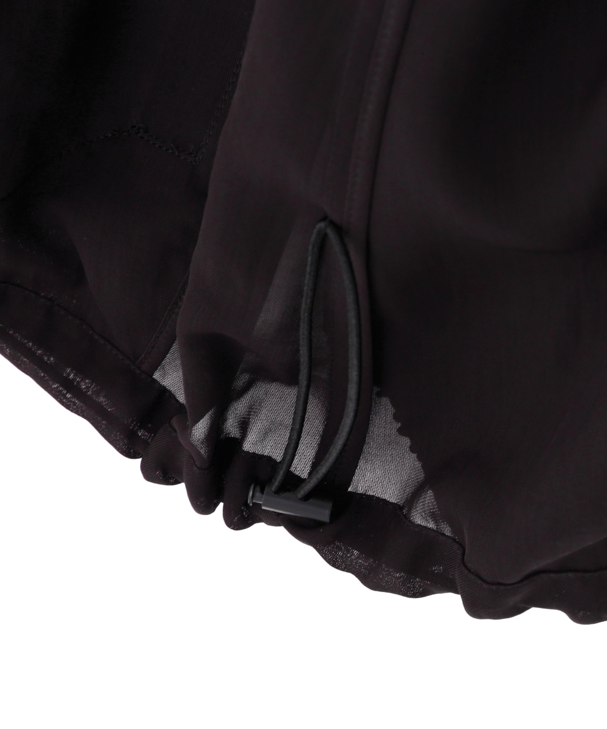 ◆シアータックジップブルゾン ブラック