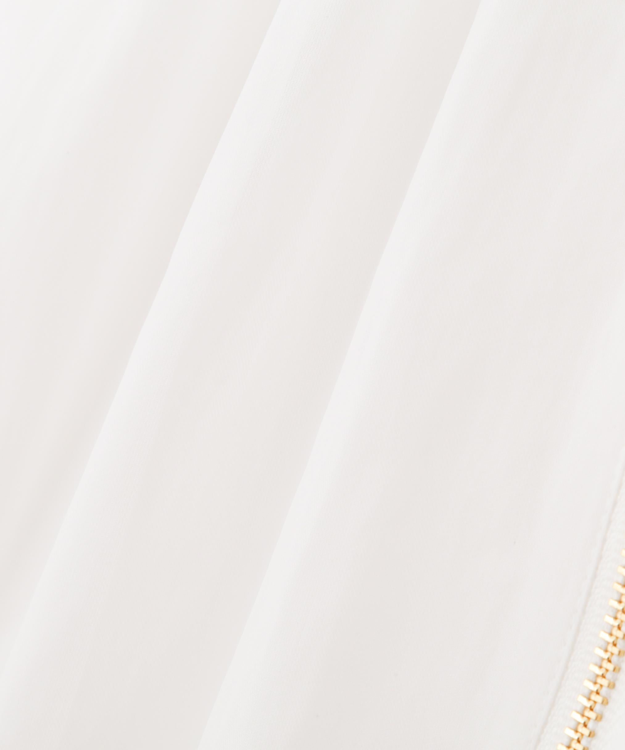 ◆シアータックジップブルゾン ホワイト