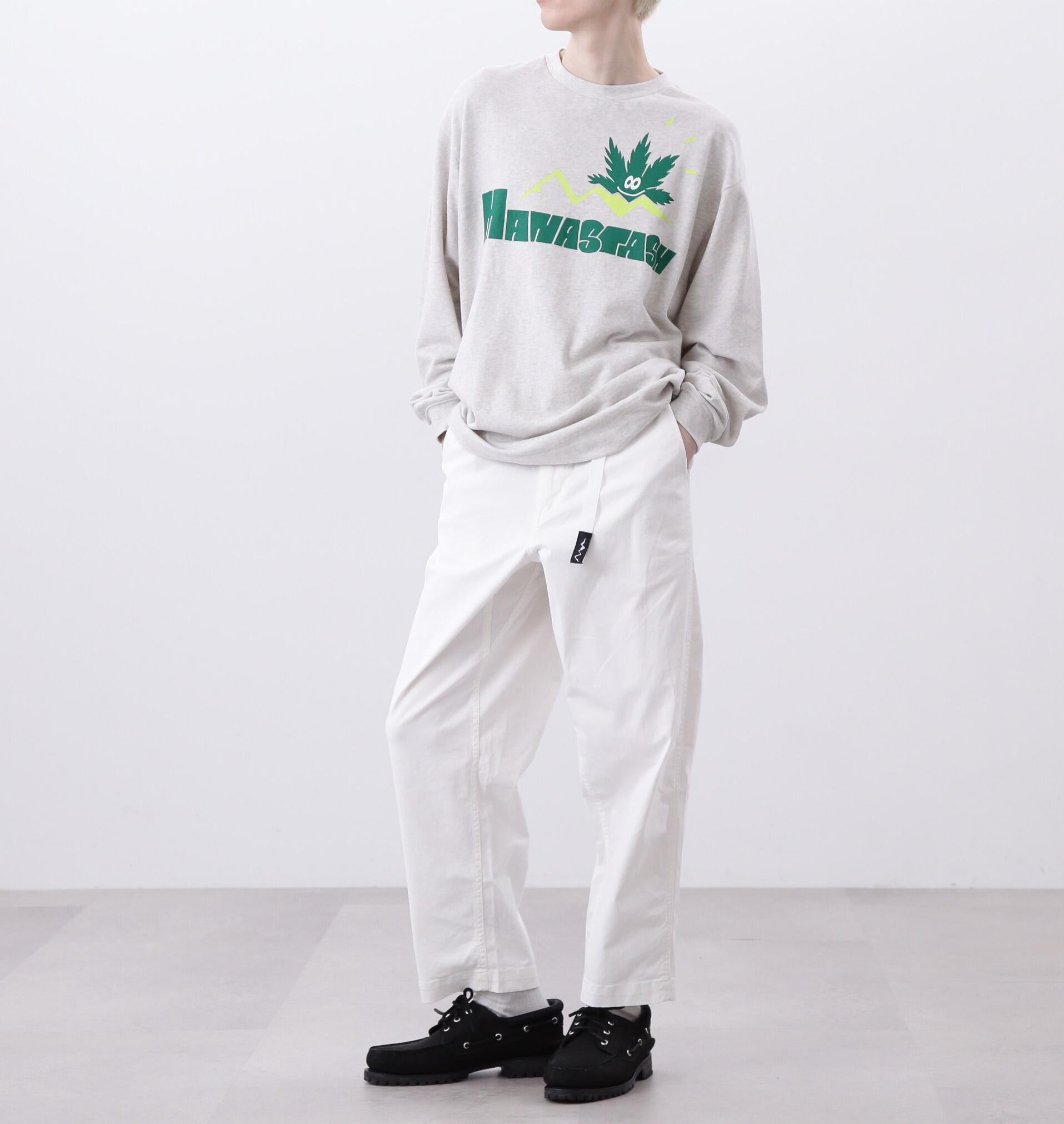 MANASTASH/マナスタッシュ/FLEX CLIMRE> WIDE LEG PANTS オフホワイト3