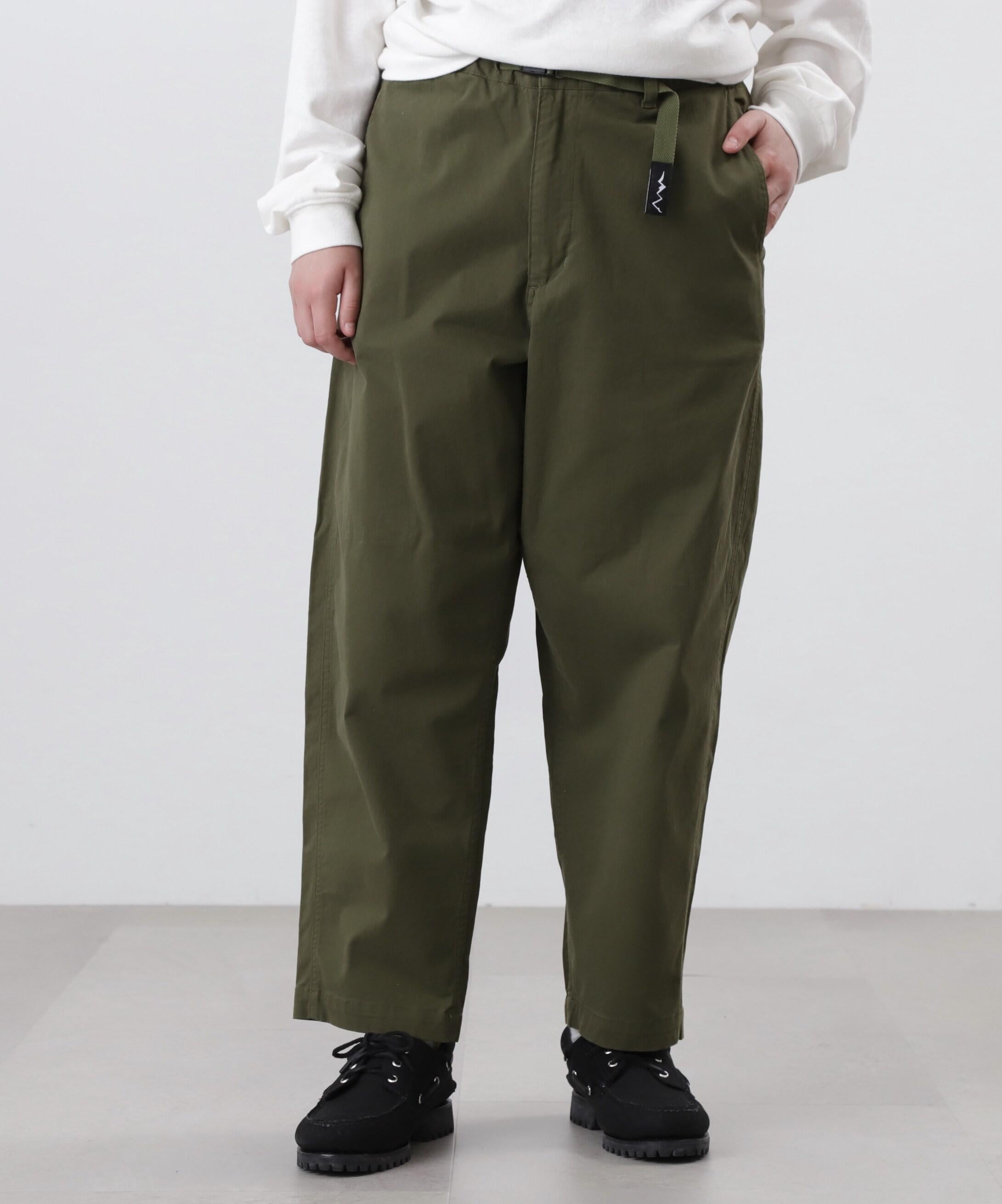 MANASTASH/マナスタッシュ/FLEX CLIMRE> WIDE LEG PANTS オリーブ