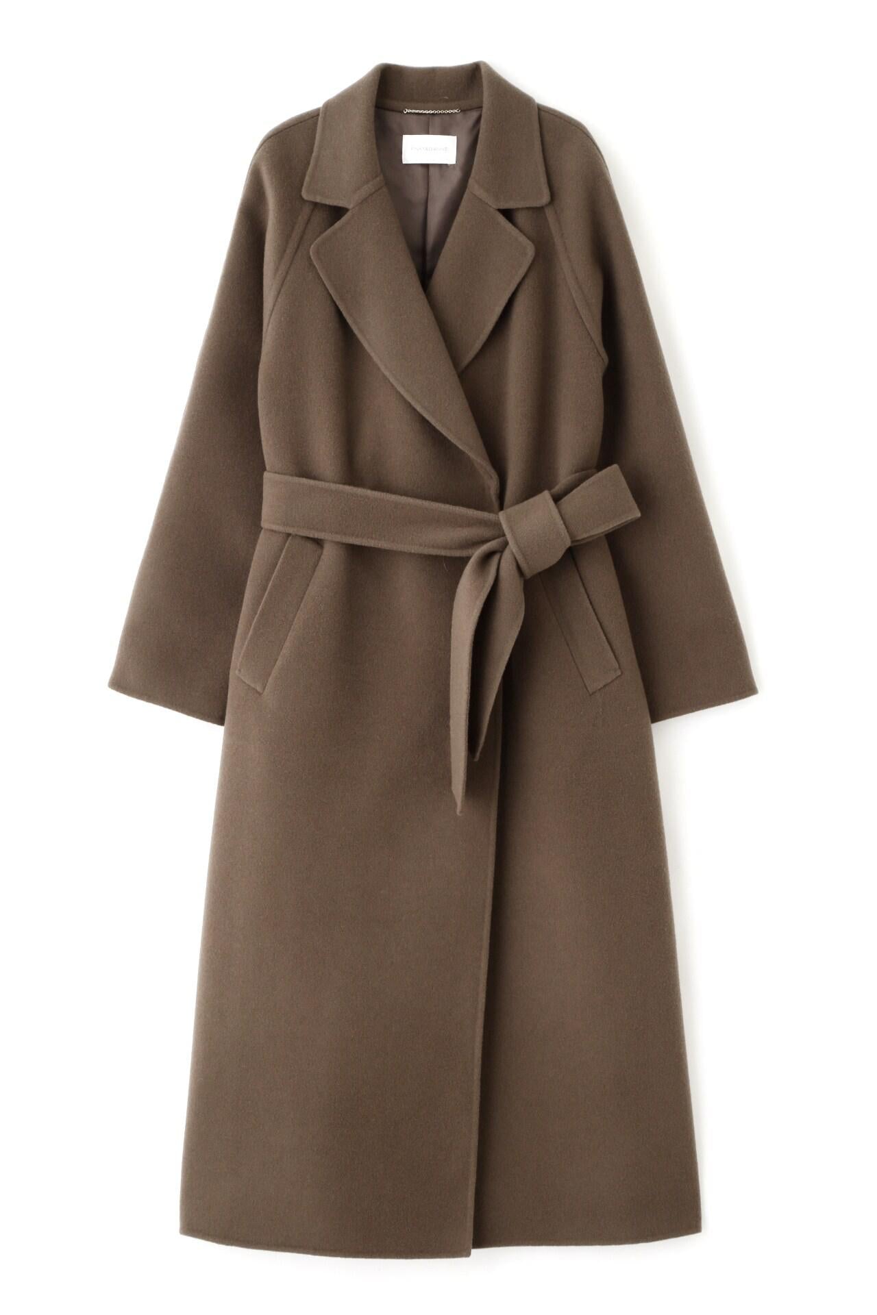 ◆ベルテッドリバーコート ココアブラウン