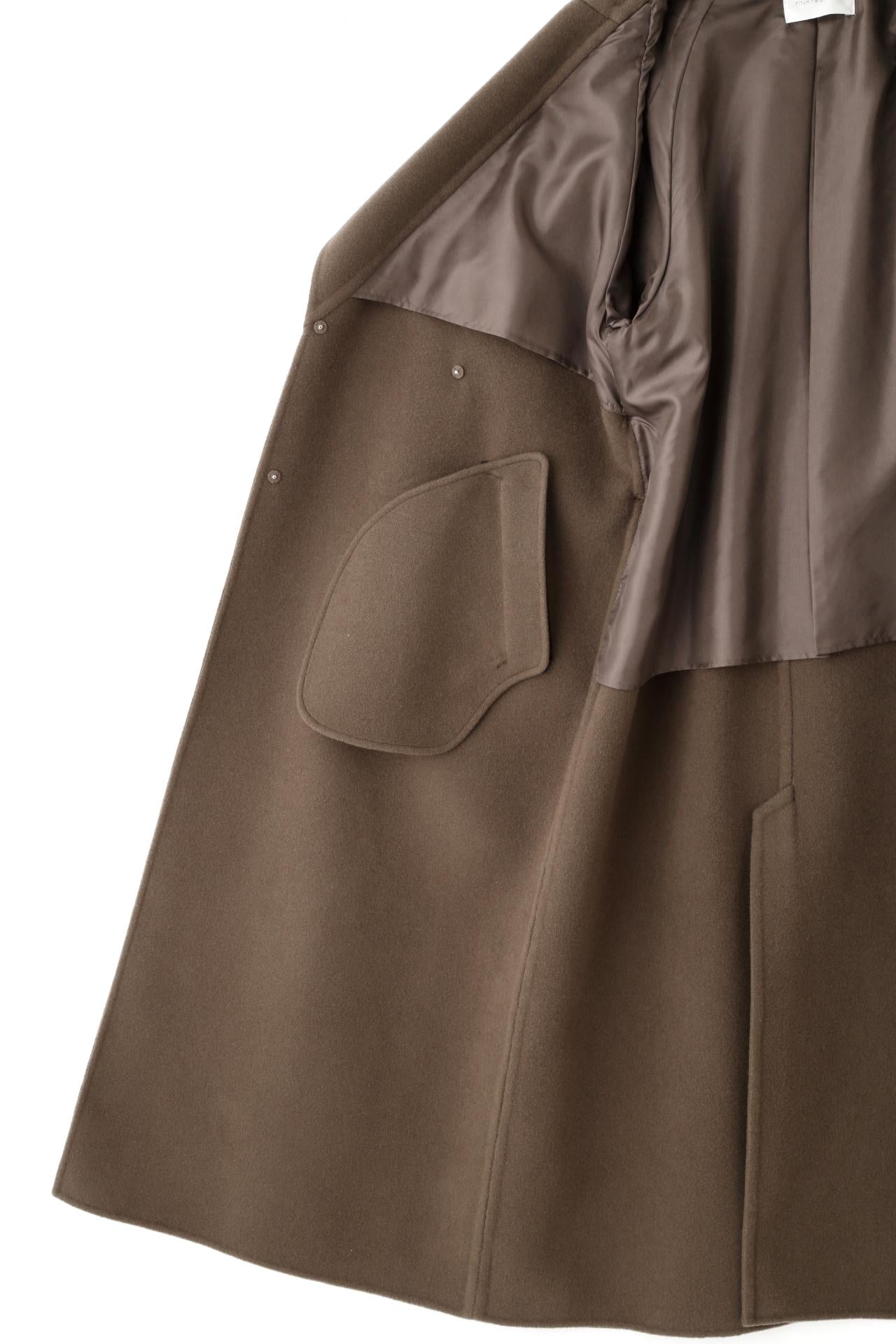 ◆ベルテッドリバーコート ココアブラウン