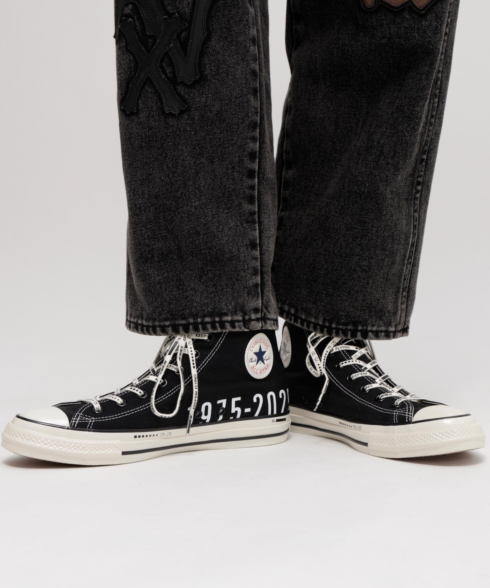 《AVI>EX × CONVE>SE》ALL STA> AGED HI ブラック