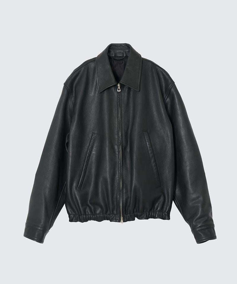 YOKE×吾亦紅/ヨーク×ワレモコウ/LEATHER ZIP BLOUSON Exclusive/吾亦紅別注 ブラック