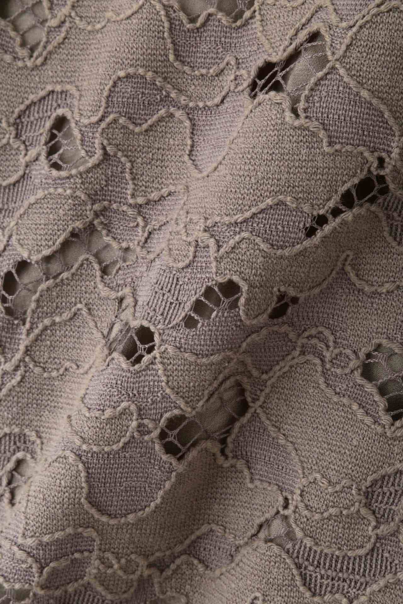 ◆レースジップブルゾン モカ6