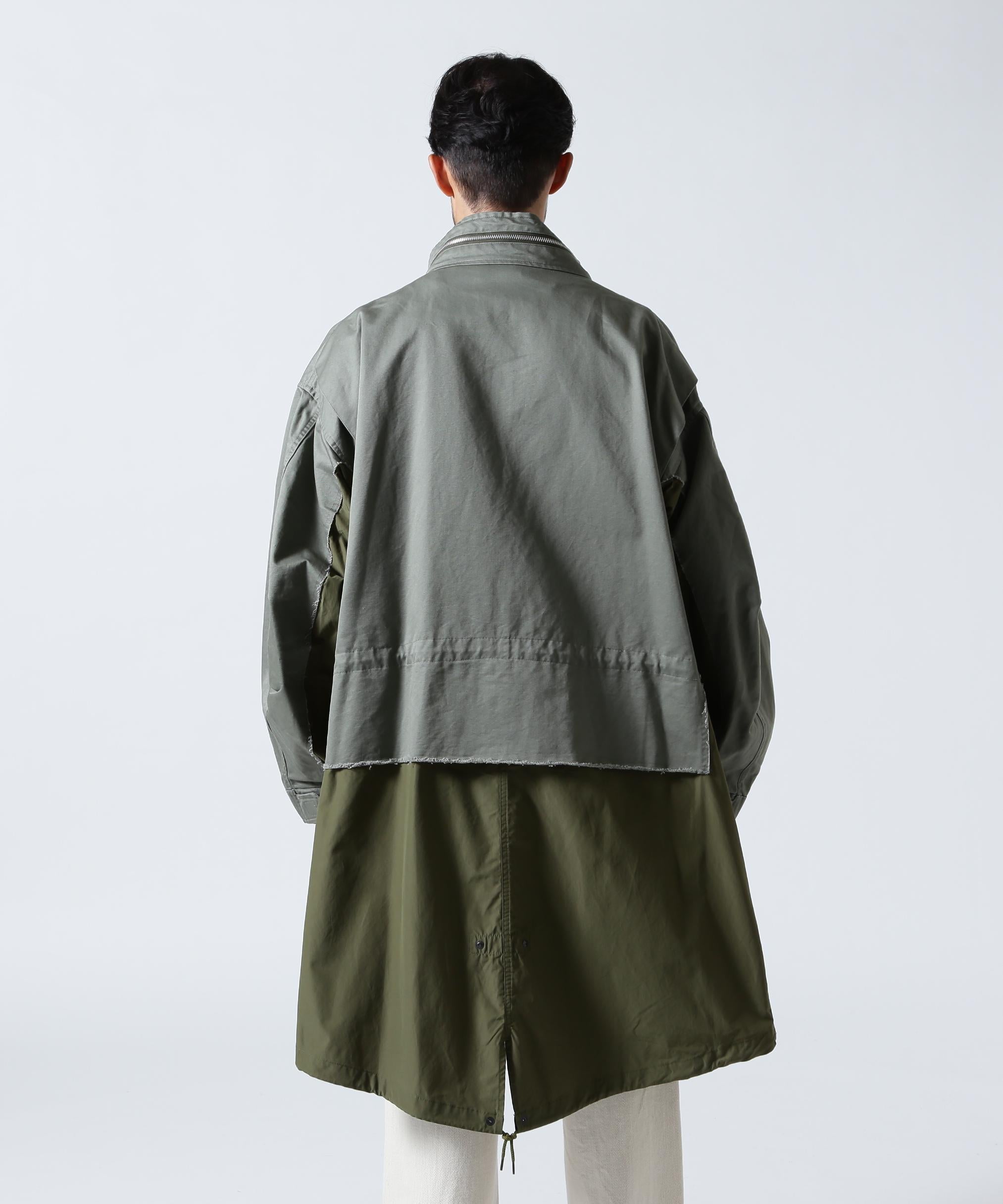 YOKE/Connected Military Coat/YK25FW01022C