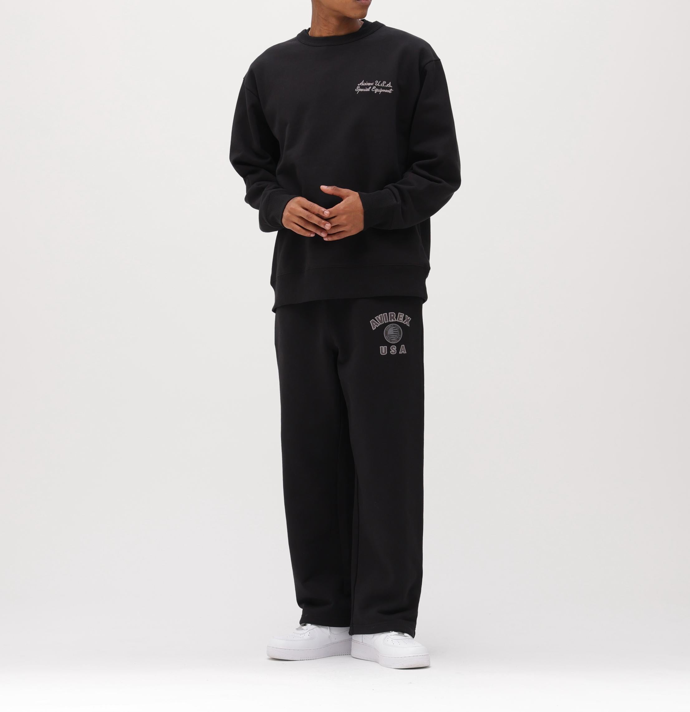《直営店限定》VARSITY FLAG SWEAT PANTS ブラック