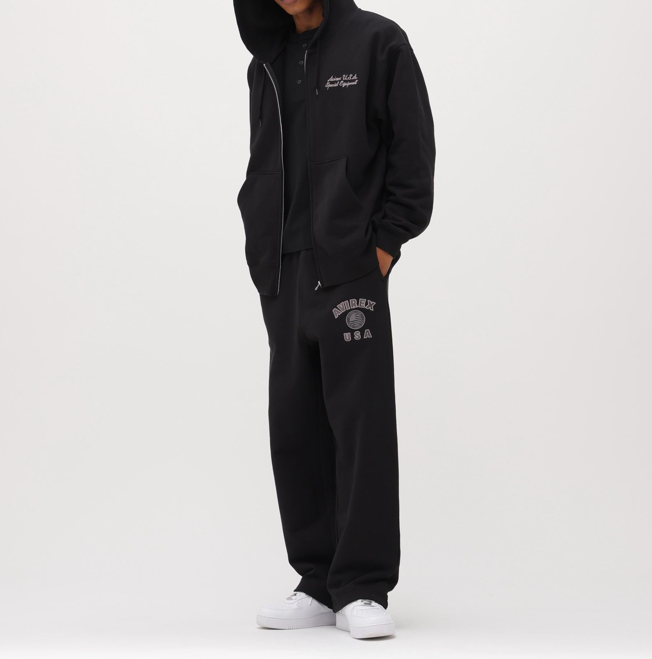 《直営店限定》VARSITY FLAG SWEAT PANTS ブラック