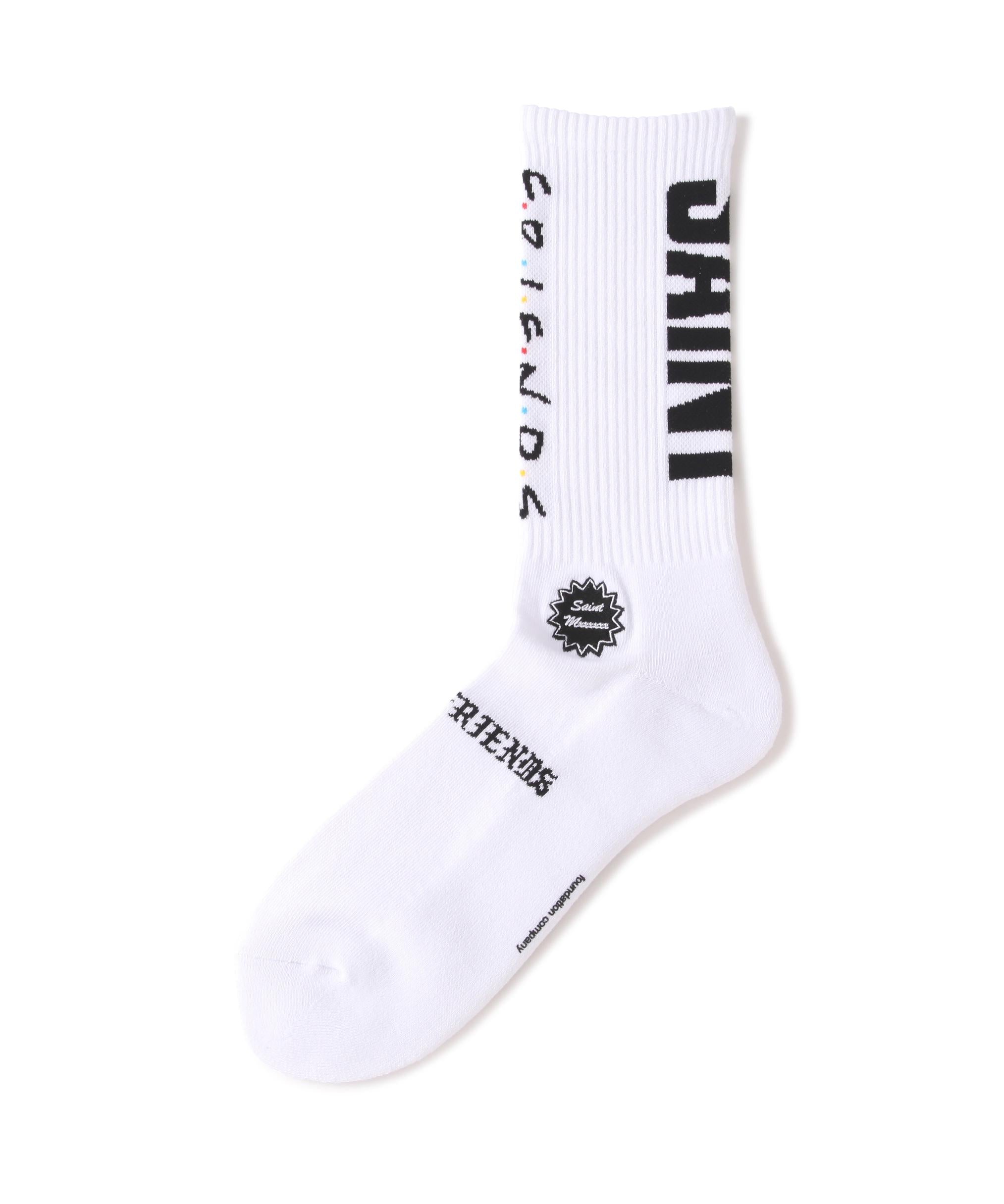 SAINT MICHAEL/セントマイケル/F>IENDSコラボ F>D_SOCKS/WHITE ホワイト