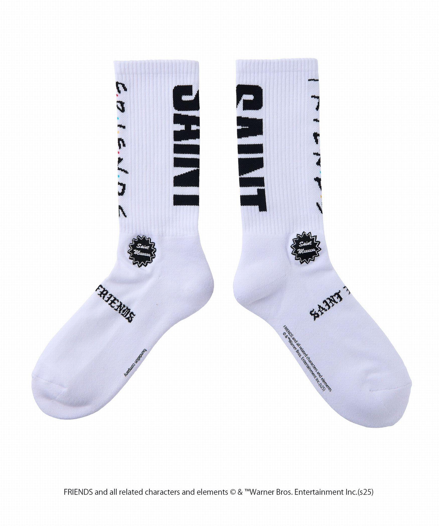 SAINT MICHAEL/セントマイケル/F>IENDSコラボ F>D_SOCKS/WHITE ホワイト