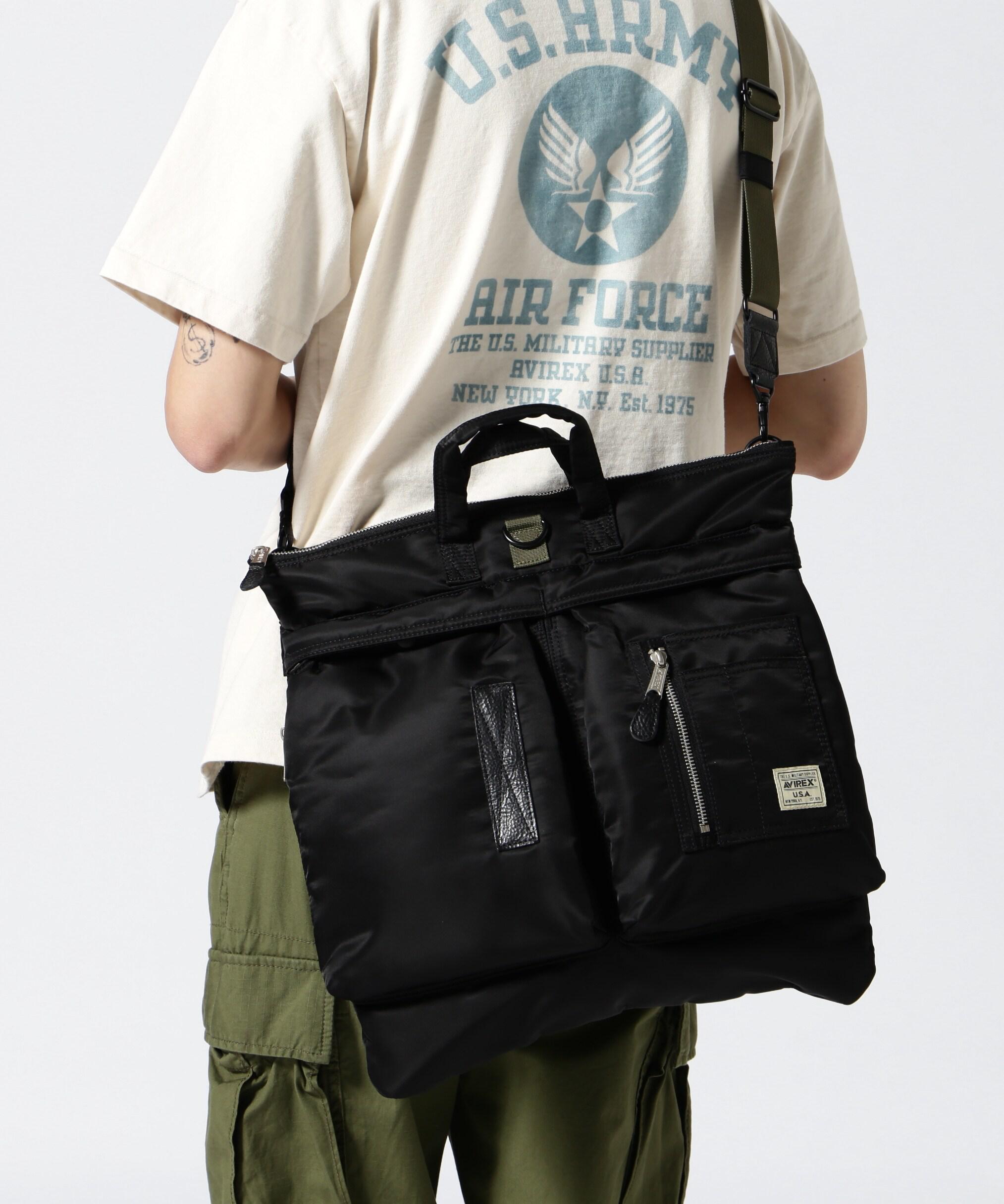 NEW FLIGHT NYLON MEDIUM HELMET RAG / ニュー フライト ナイロン ミディアム ヘルメットバッグ  ブラック