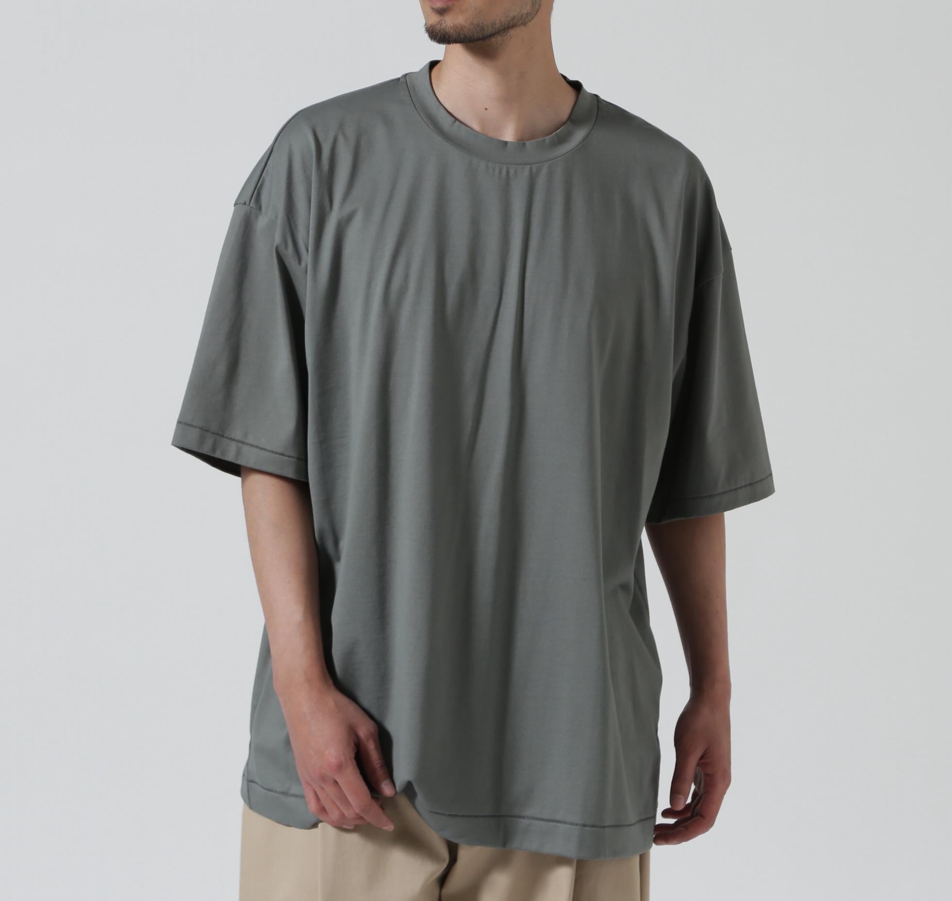 ATON (エイトン) SUVIN 60/2 | OVERSIZED S/S T-SHIRT セージ1