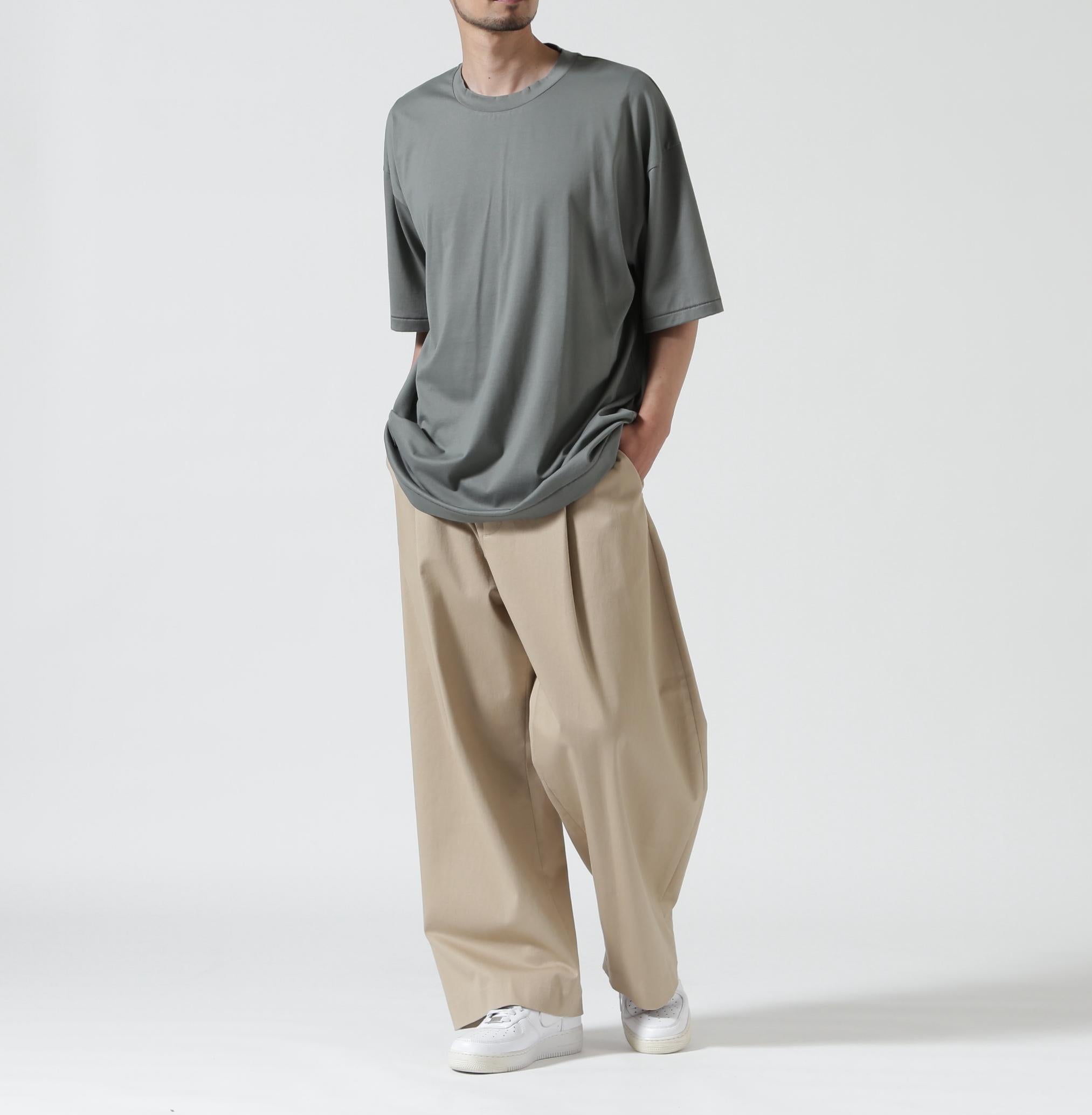 ATON (エイトン) SUVIN 60/2 | OVERSIZED S/S T-SHIRT セージ1