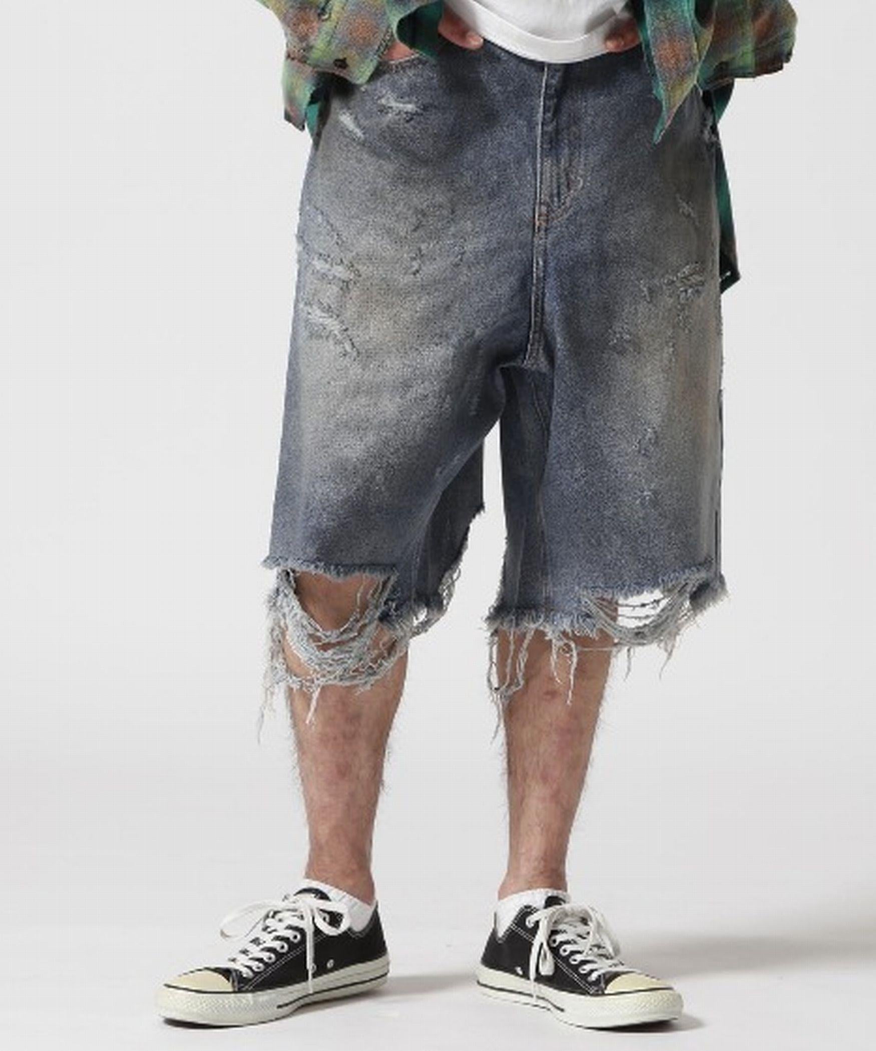 F><13NDS /フレンズ/HDK DENIM SHO>TS ブルー