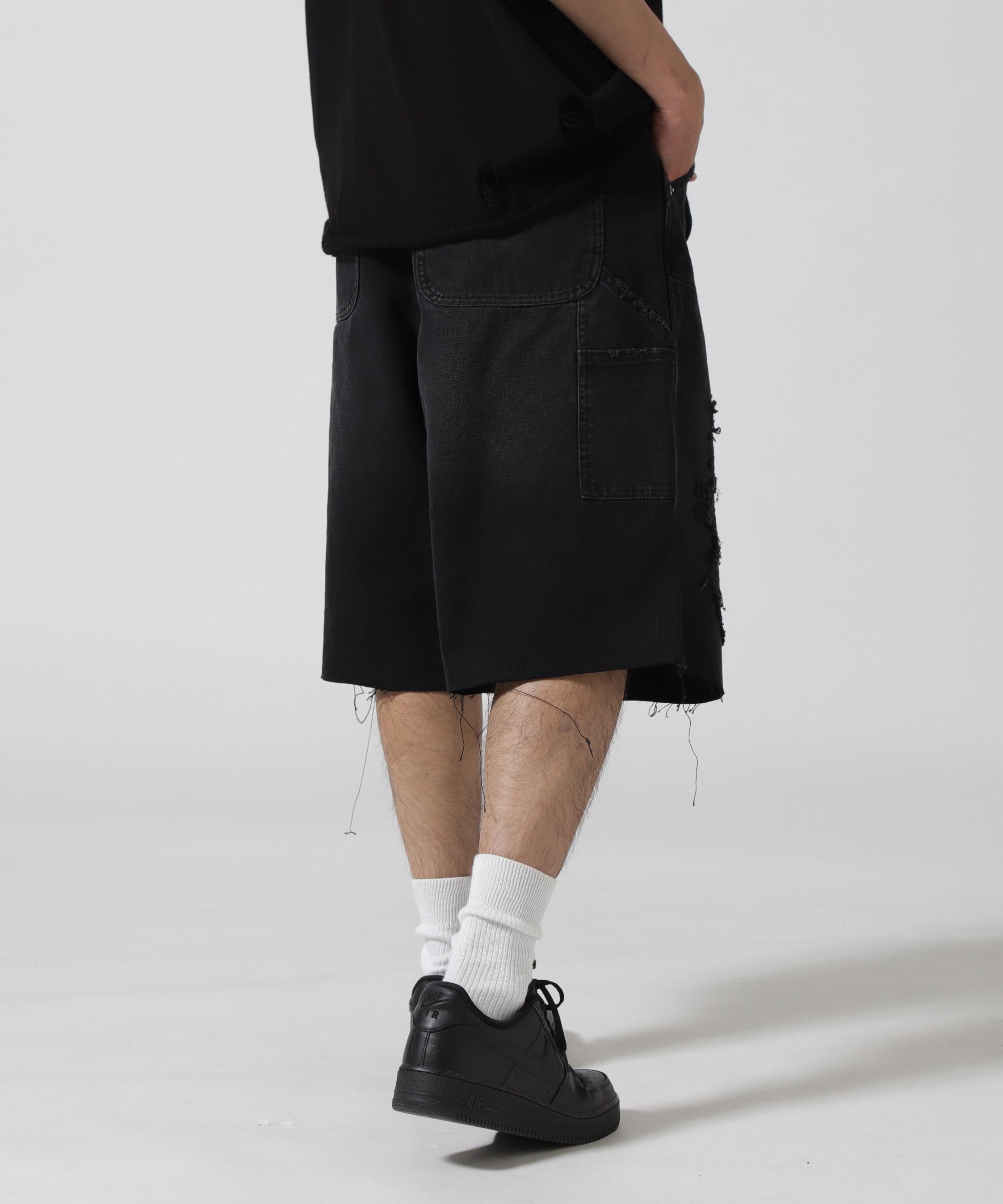 F><13NDS/フレンズ/DOURLE KNEE SHO>TS ブラック