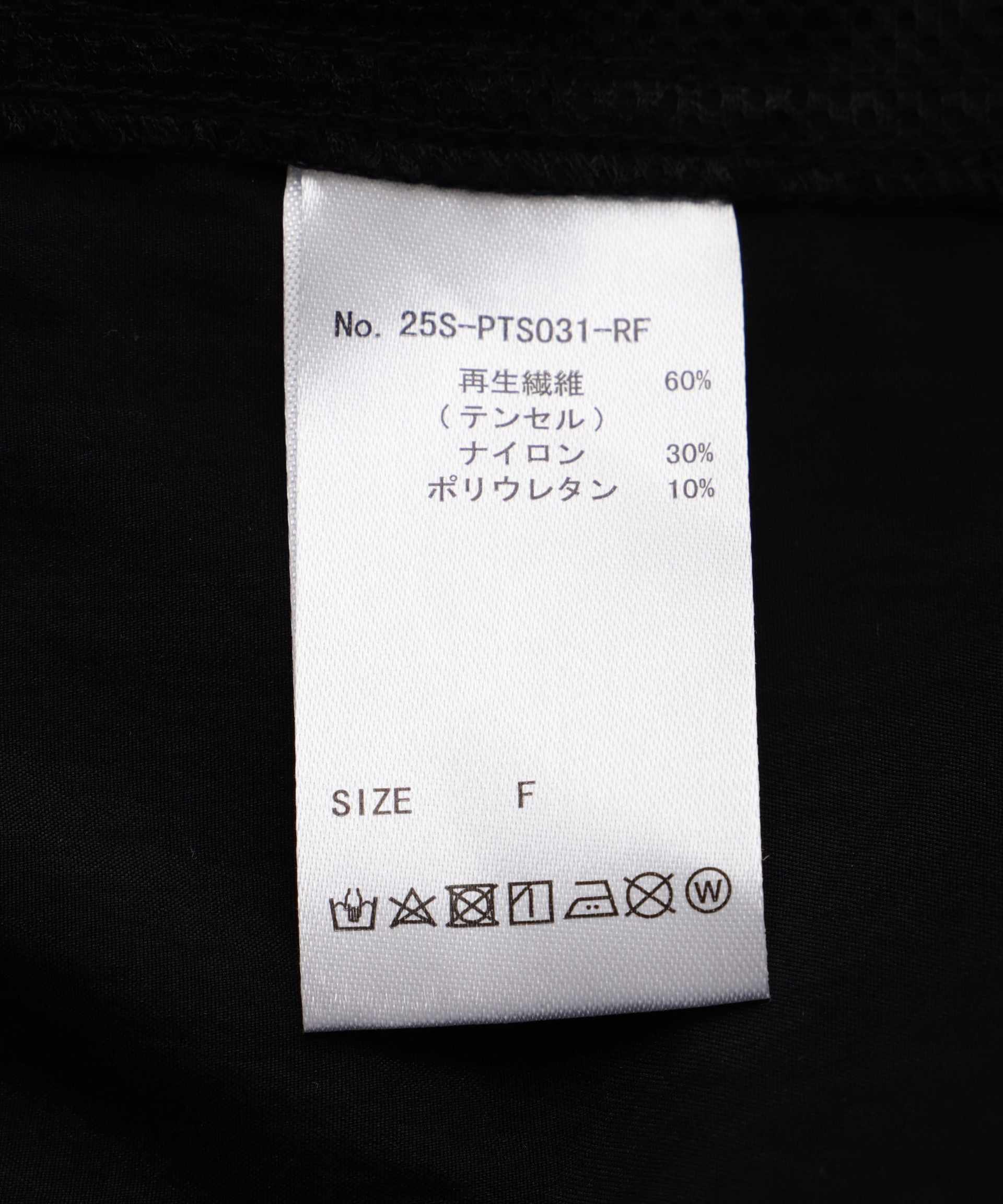 F><13NDS/フレンズ/TENCEL COATING SHO>TS ブラック