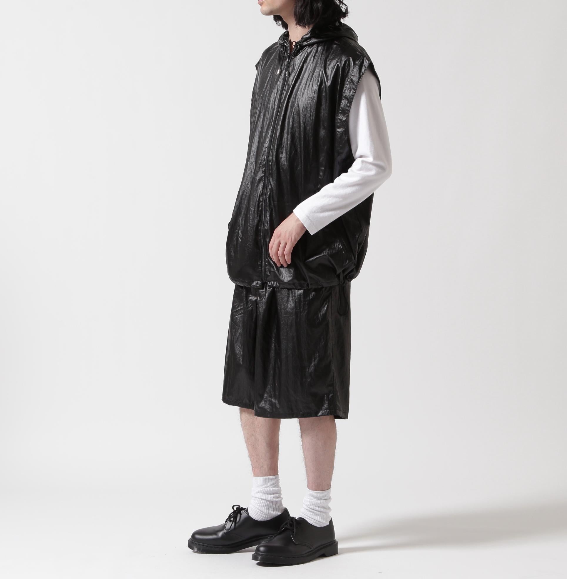 F><13NDS/フレンズ/TENCEL COATING SHO>TS ブラック