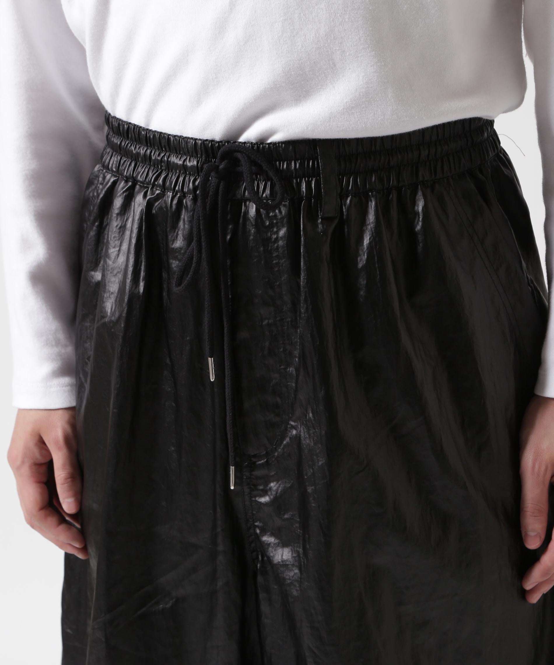 F><13NDS/フレンズ/TENCEL COATING SHO>TS ブラック