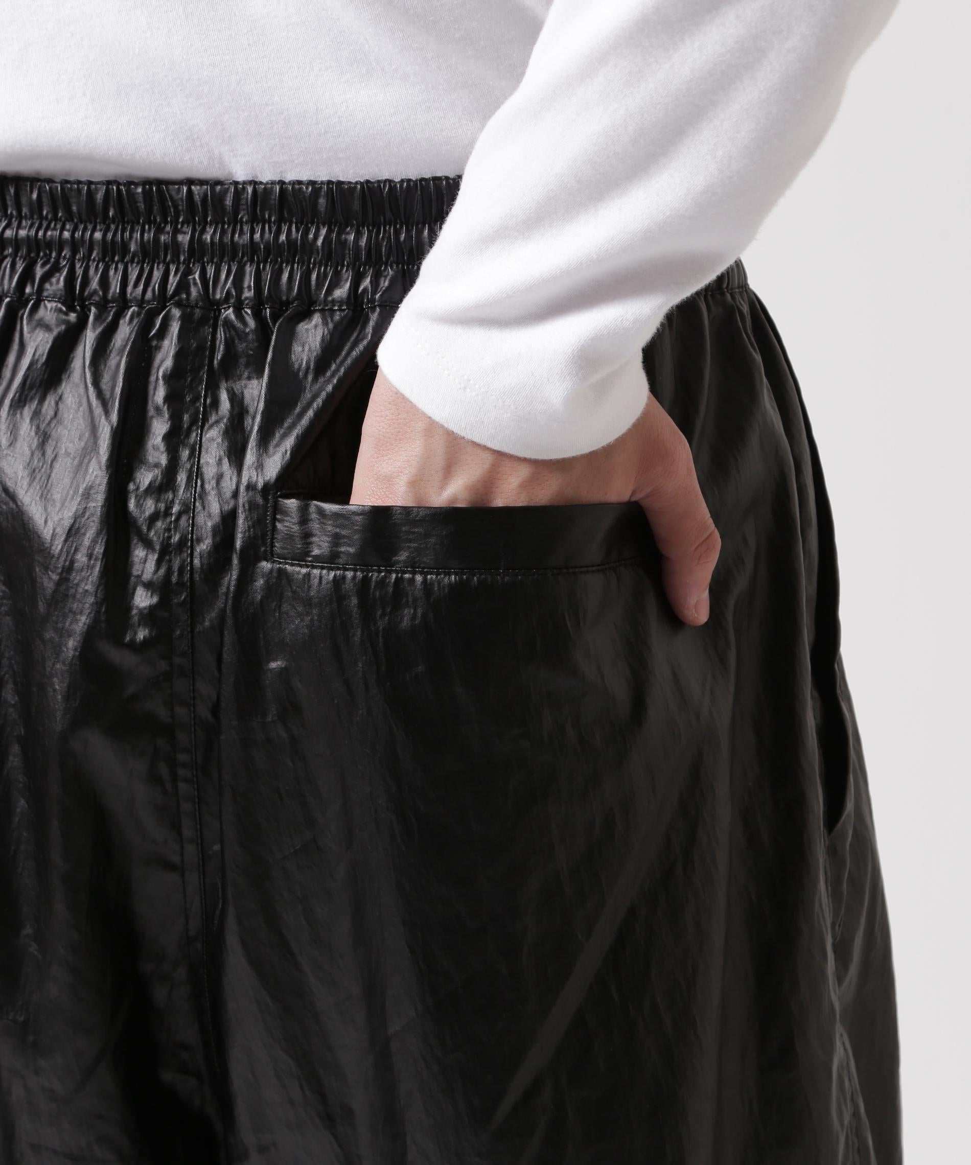 F><13NDS/フレンズ/TENCEL COATING SHO>TS ブラック