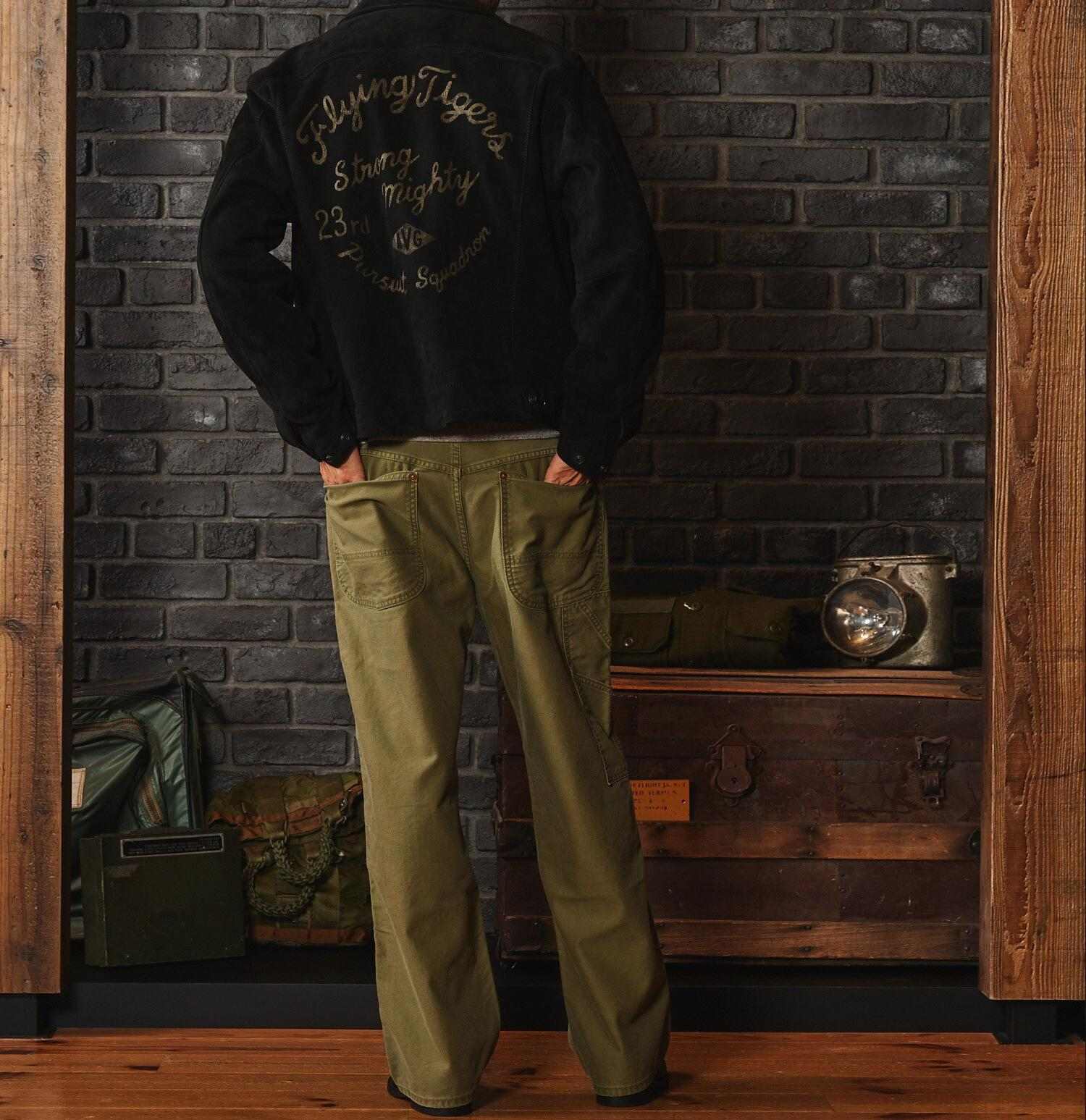 AGED SUEDE SOUVENI> JACKET / エイジド スウェード スーベニアジャケット / AVI>EX / アヴィレックス ブラック