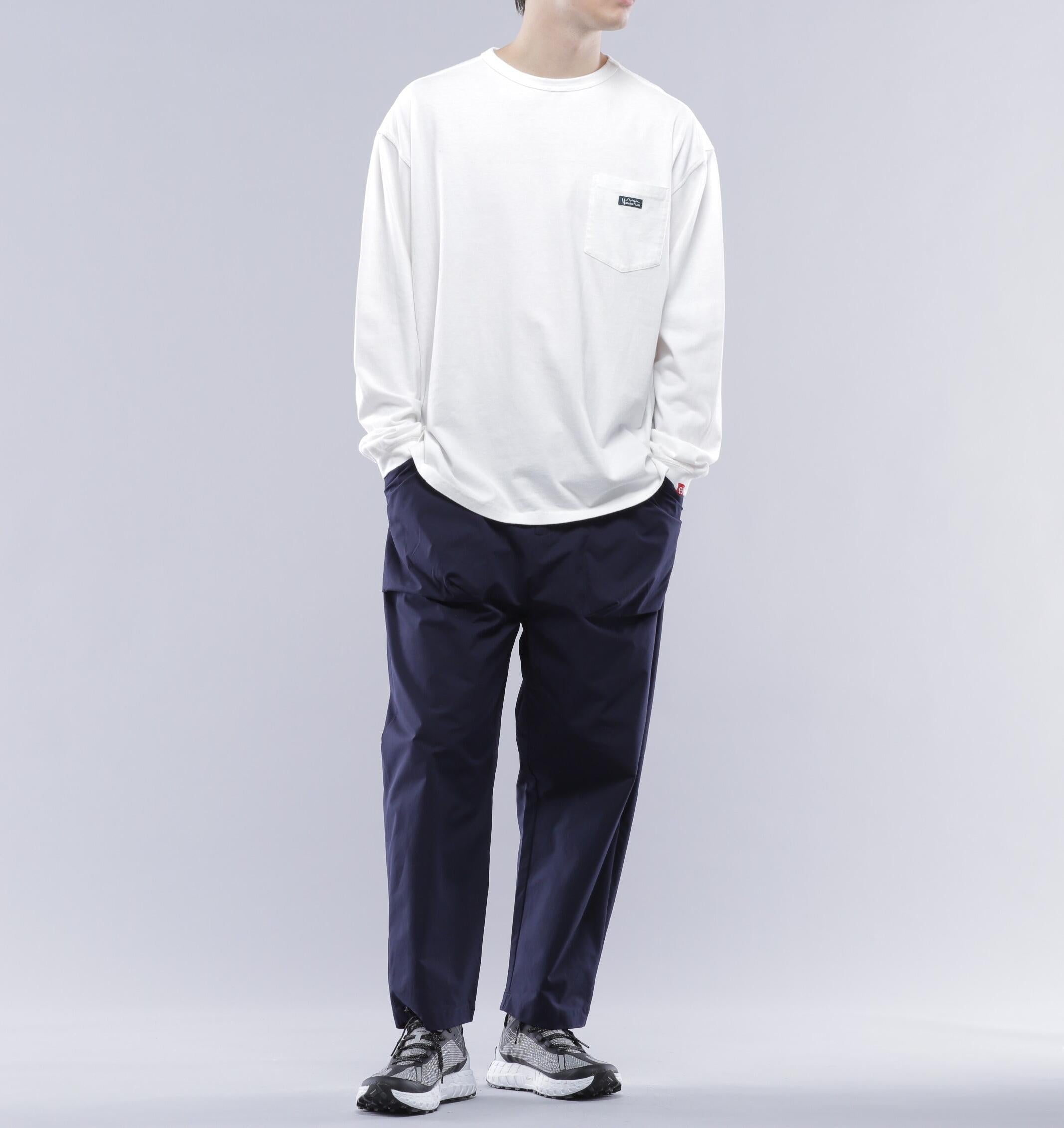 MANASTASH/マナスタッシュ/VENT L/S TEE '24/ベントロングスリーブTシャツ ホワイト