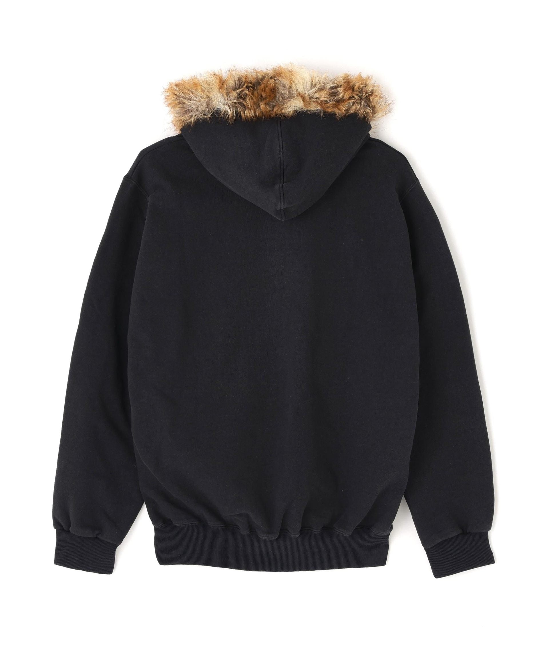 doublet/FURRY COLLAR ZIP-UP HOODIE