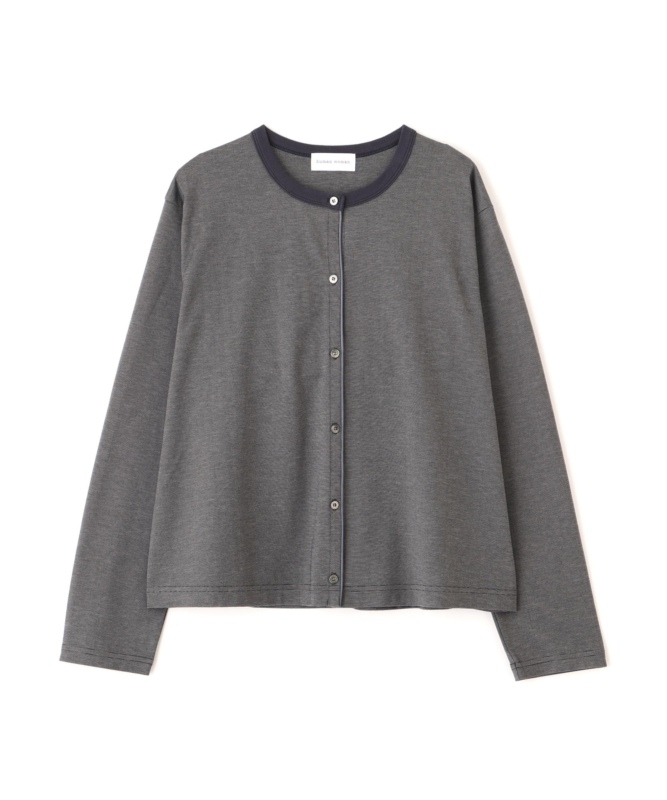 ◆ポンチカーディガン グレー