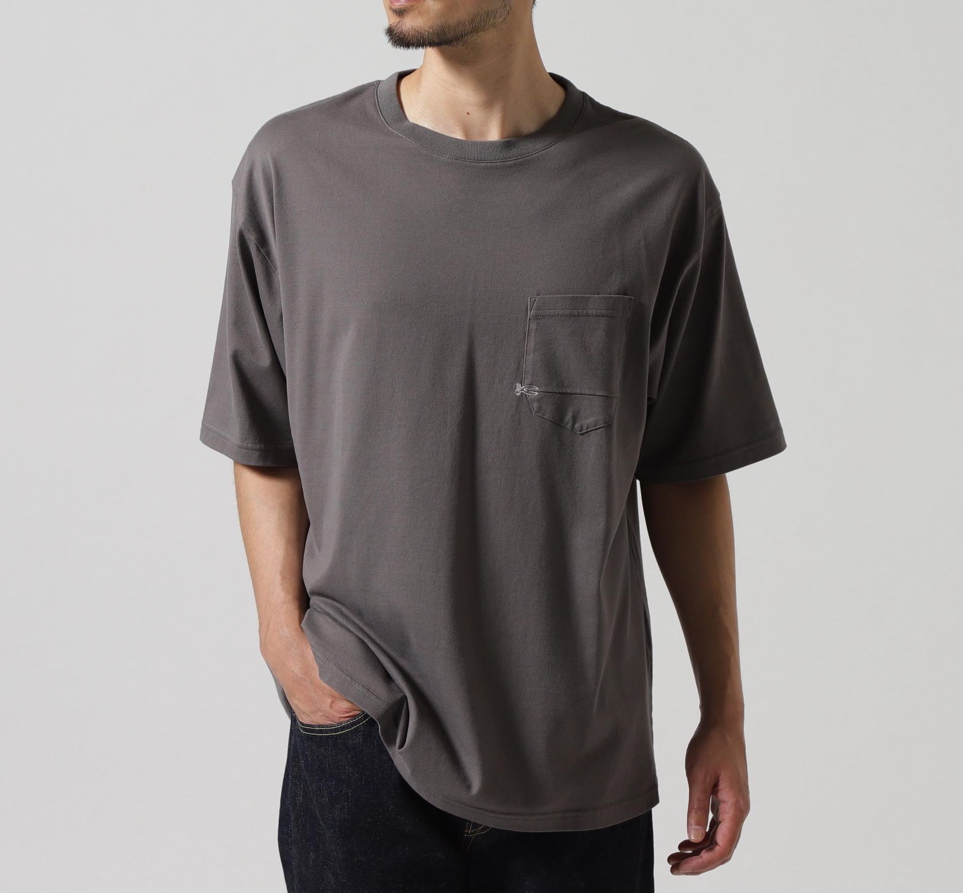 DENHAM/デンハム/MIJ RASIC 7 POCKET SS TEE グレー