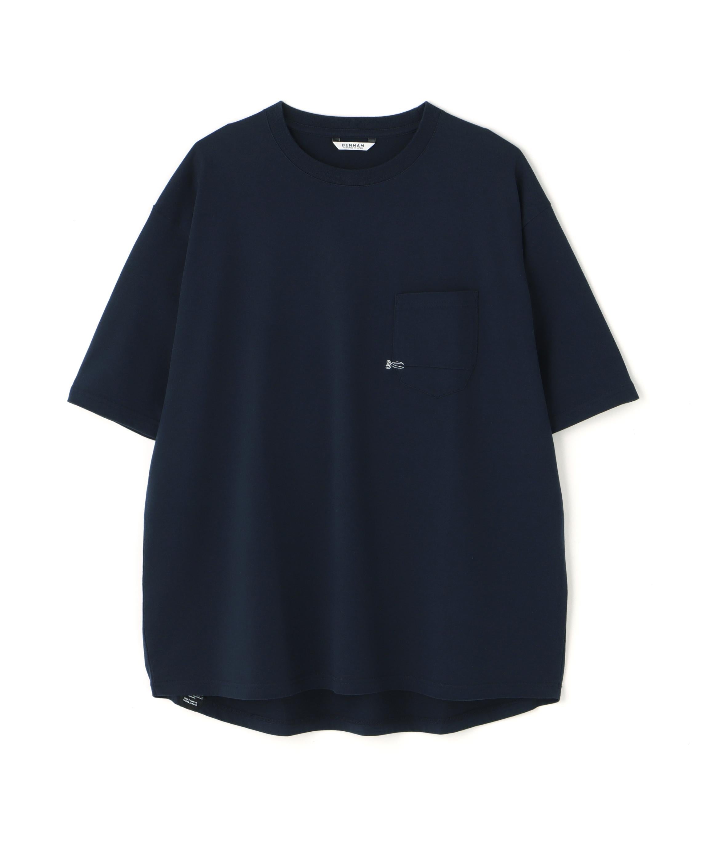 DENHAM/デンハム/MIJ BASIC 7 POCKET SS TEE ネイビー