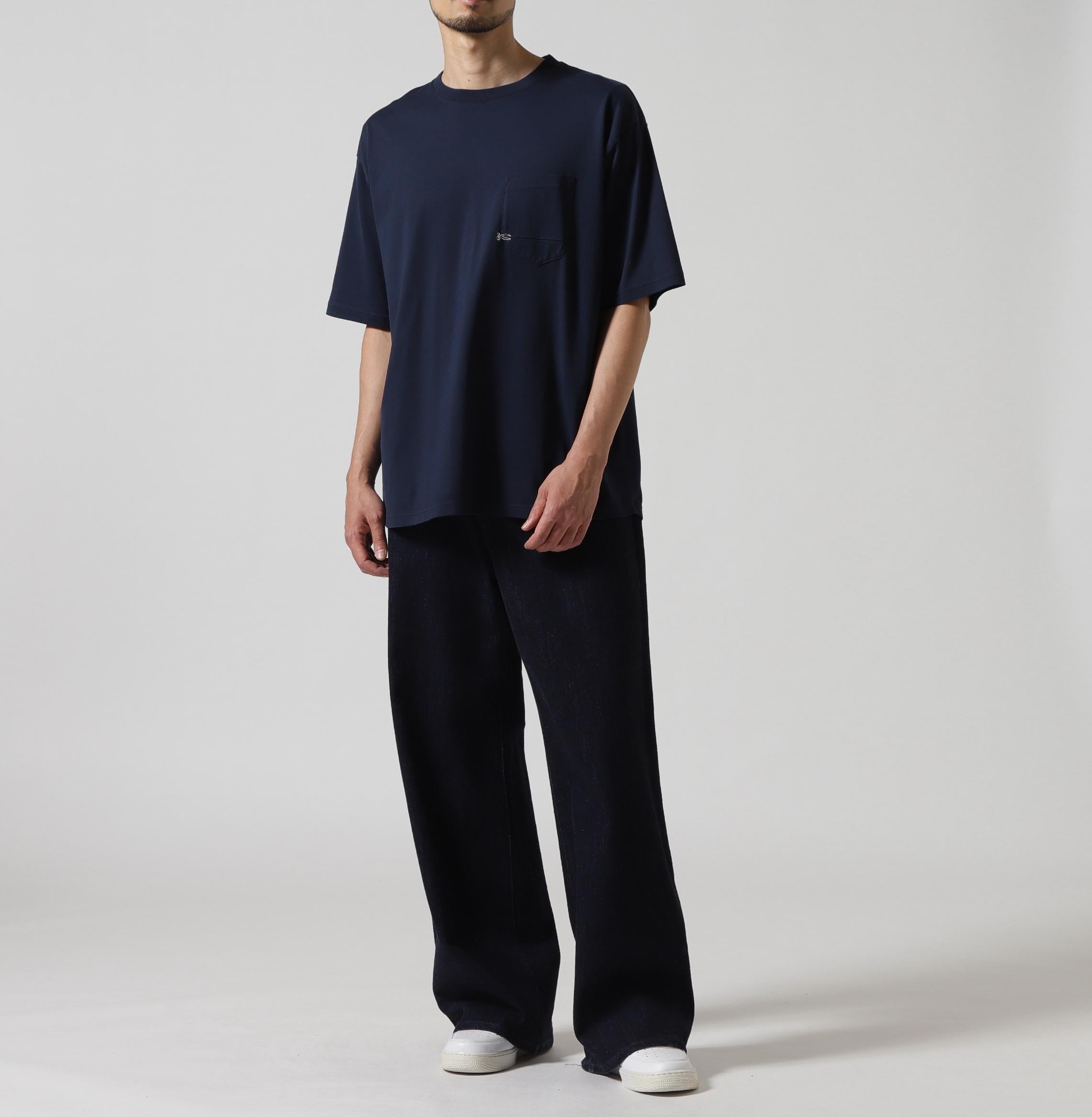 DENHAM/デンハム/MIJ BASIC 7 POCKET SS TEE ネイビー