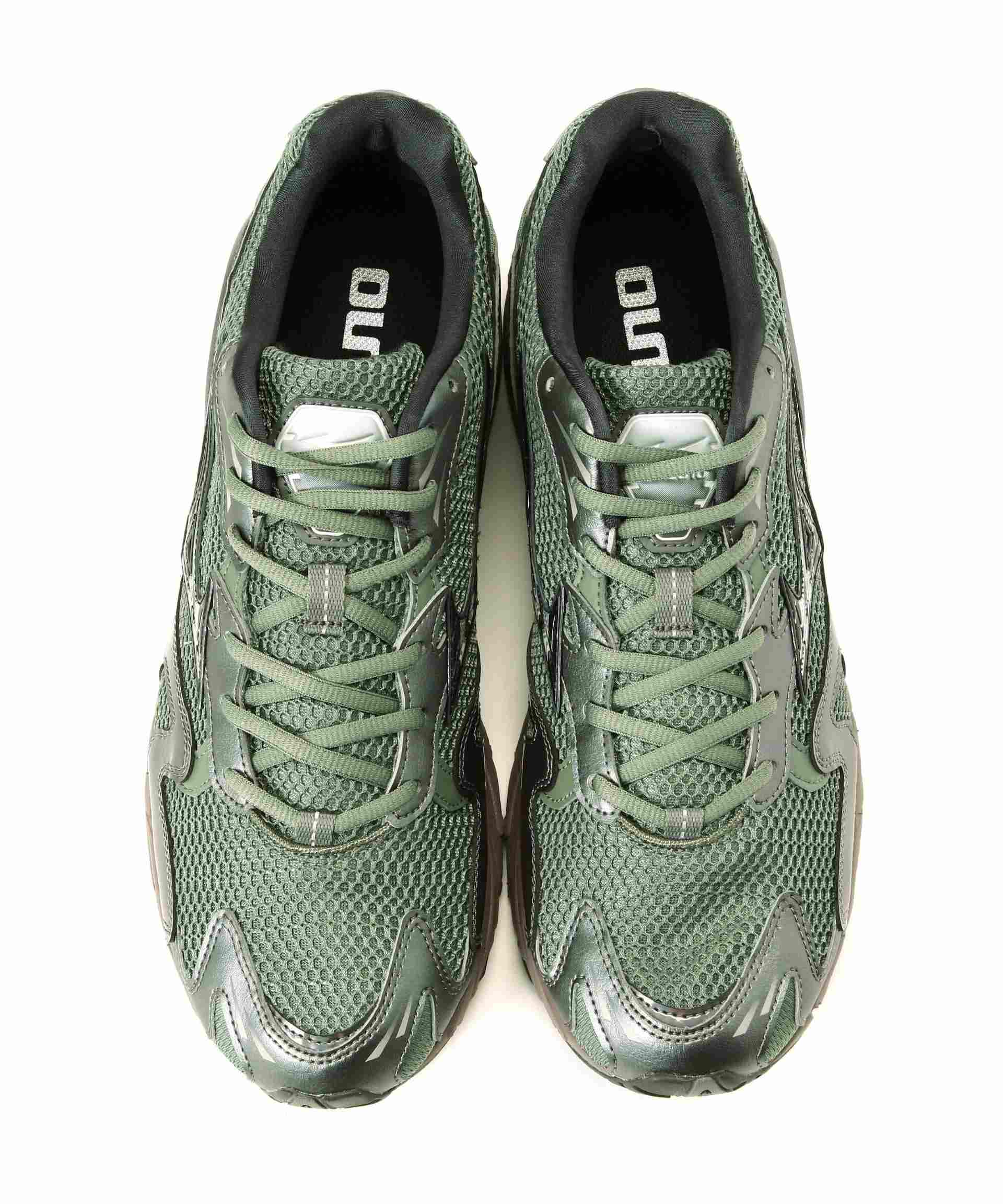 MIZUNO/ミズノ/WAVE >IDE> 10/"Geen/Rlack/Metallic Gey" グリーン