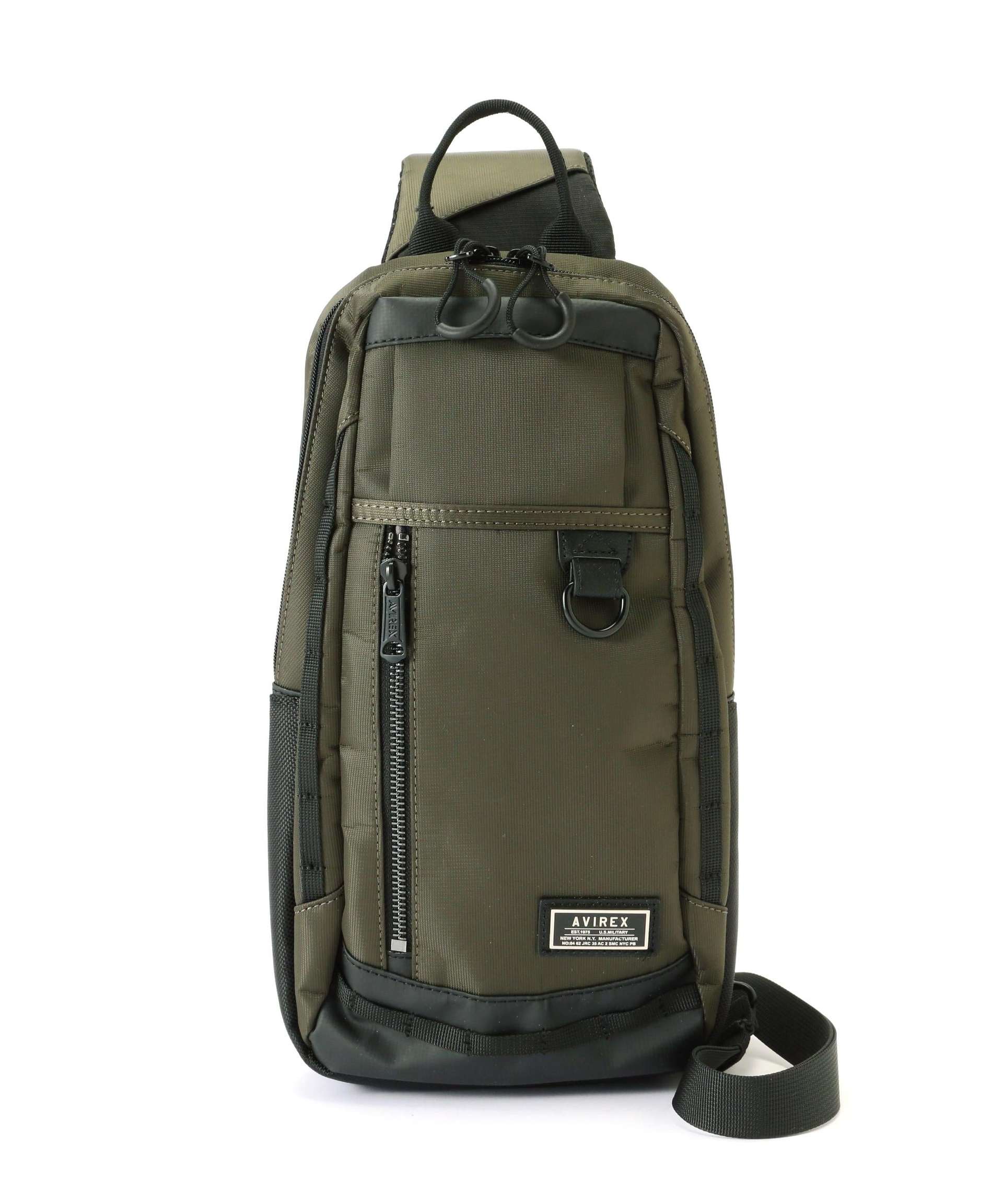 SOLID ONE SHOULDE> RAG  / AX2051 オリーブ