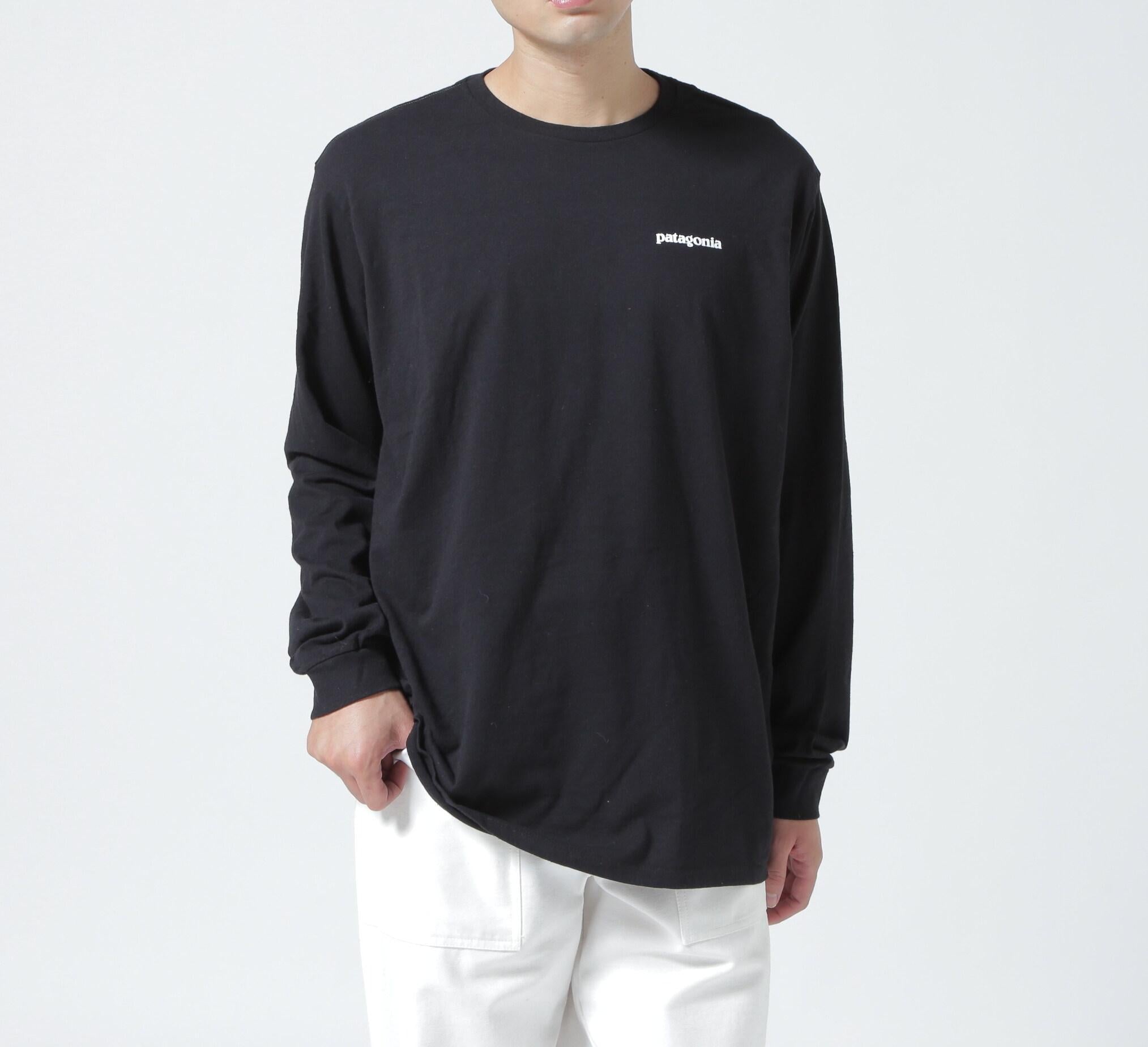 Patagonia/パタゴニア　メンズ・ロングスリーブ・P-6ロゴ・レスポンシビリティー ブラック