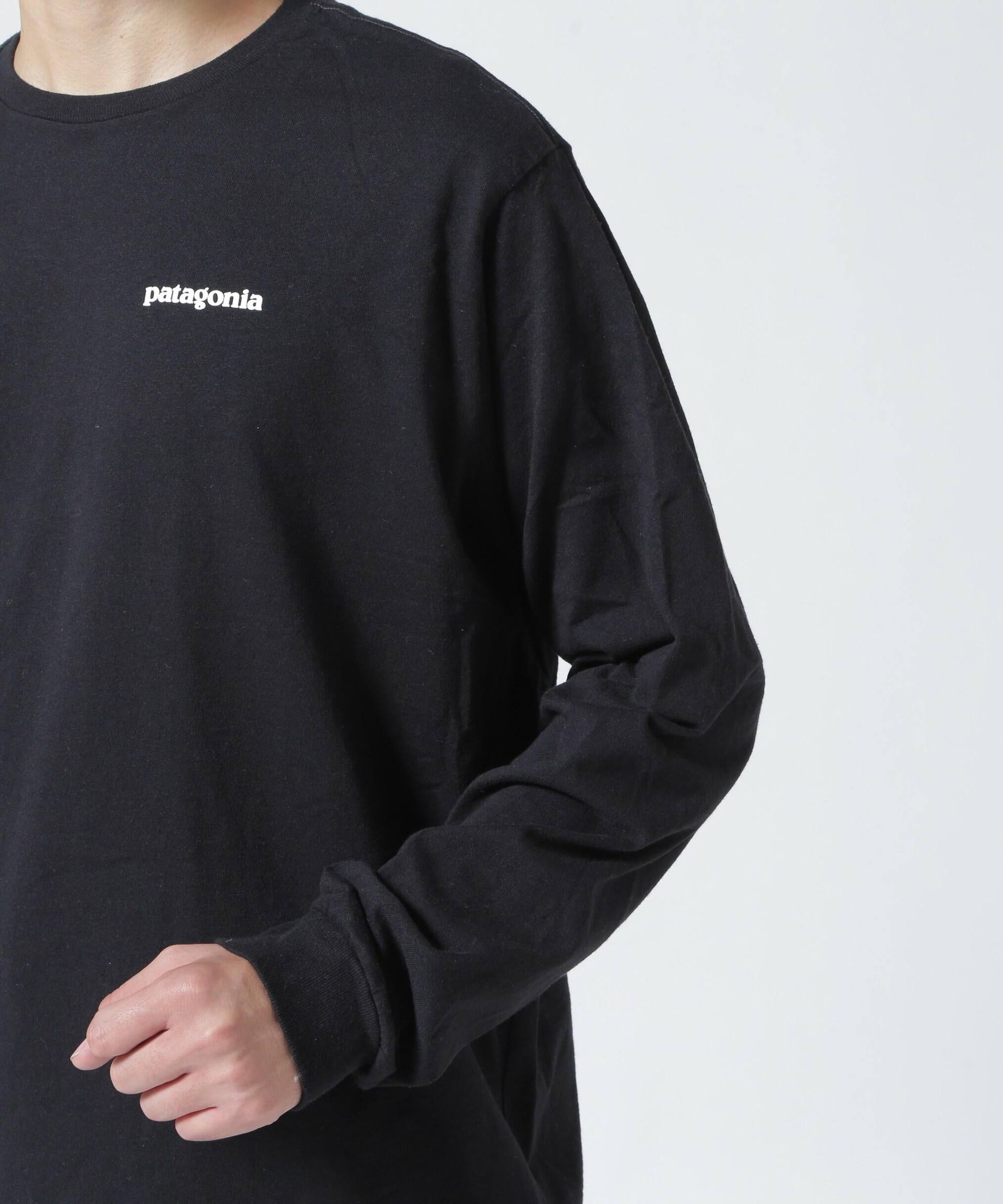Patagonia/パタゴニア　メンズ・ロングスリーブ・P-6ロゴ・レスポンシビリティー ブラック