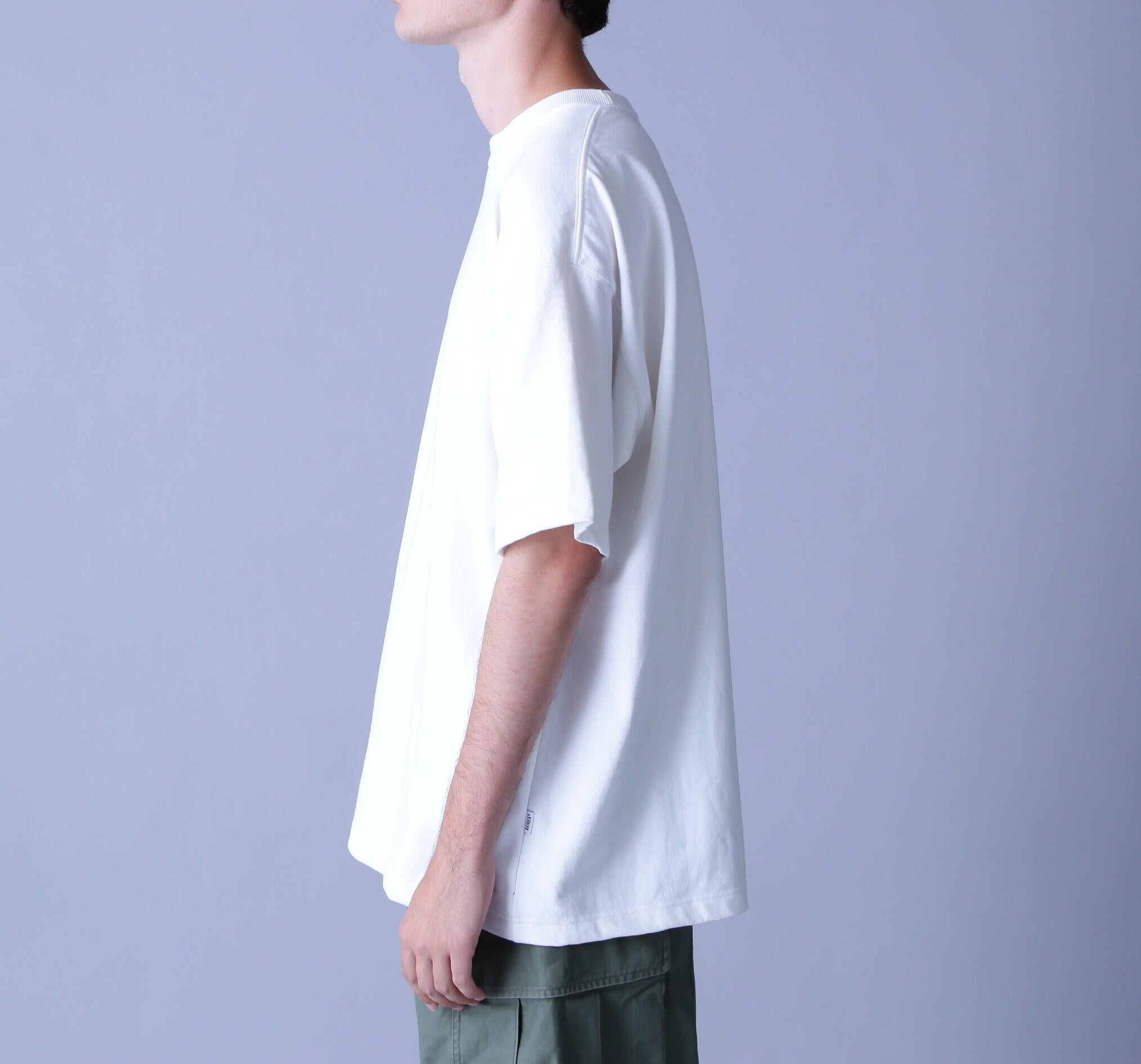 RASIC HEAVYWEIGHT S/S T-SHI>T / ベーシック ヘビーウェイト 半袖 Tシャツ/ AVI>EX / アヴィレッ ホワイト