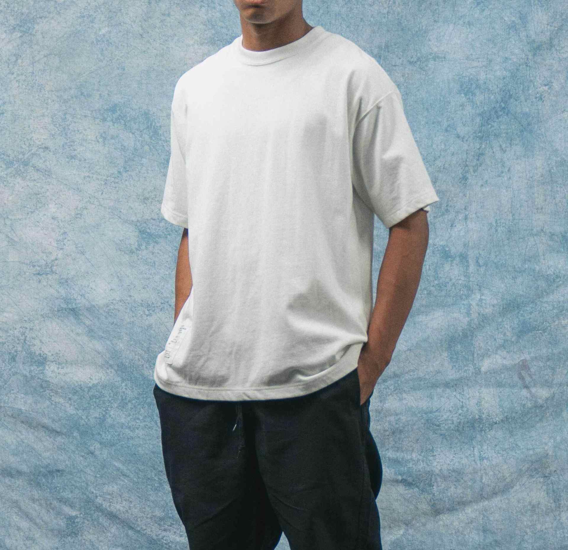 RASIC HEAVYWEIGHT S/S T-SHI>T / ベーシック ヘビーウェイト 半袖 Tシャツ/ AVI>EX / アヴィレッ ホワイト